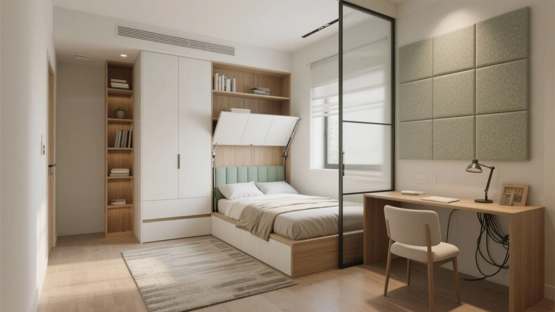 Flexible room planning: study, guest room, or play zone