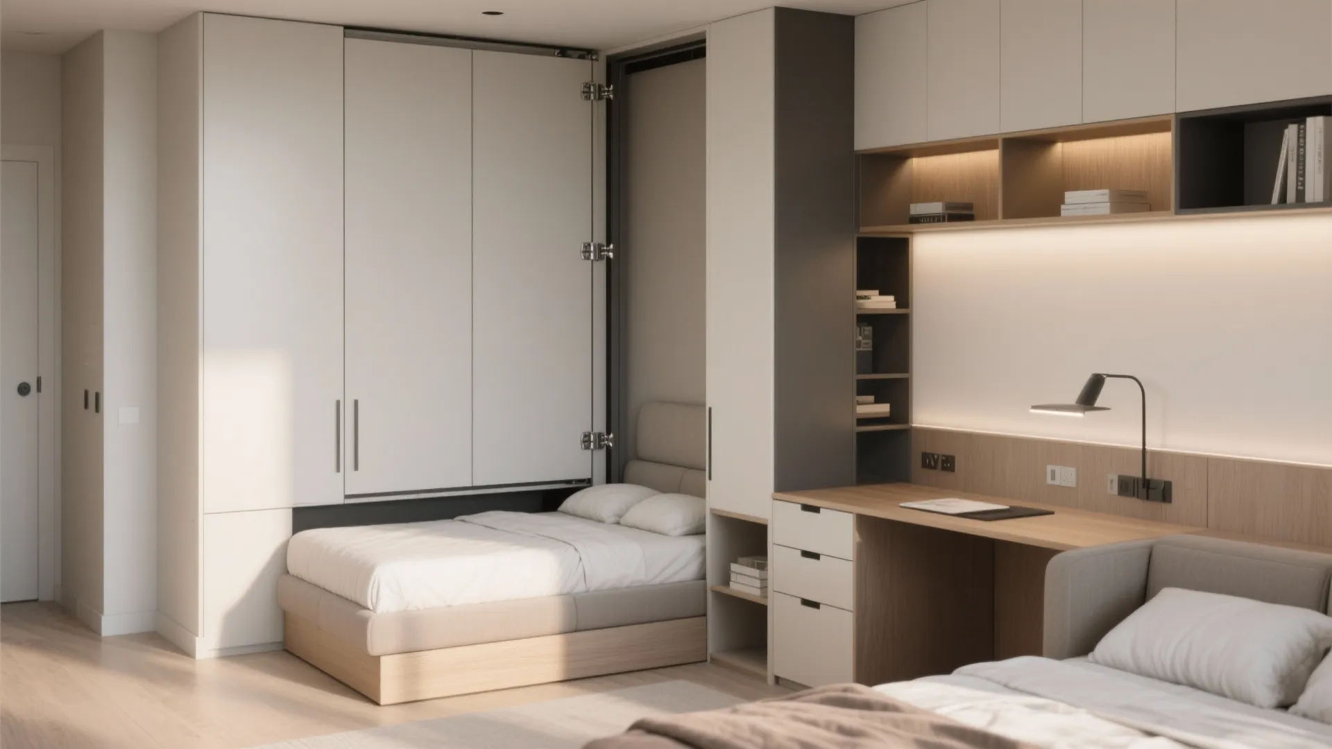 Flexible Third Bedroom: Guest Room by Day, Workspace by Night