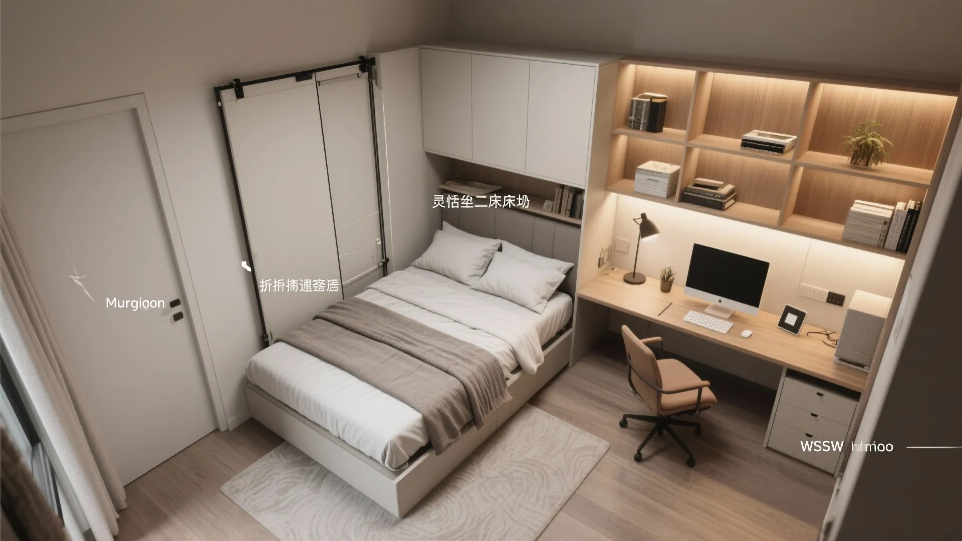 2. Flexible Guest Bedroom / Office