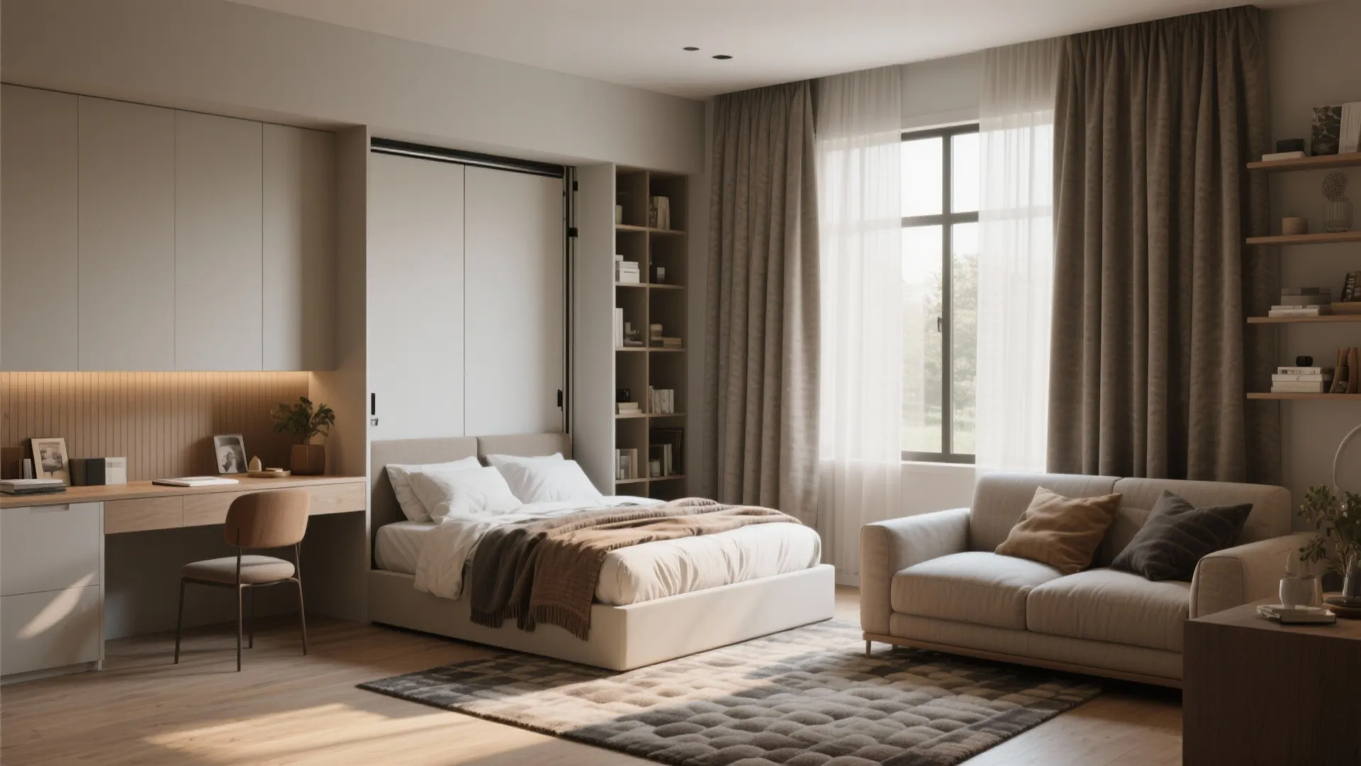 4. Flexible third bedroom as guest room / home office