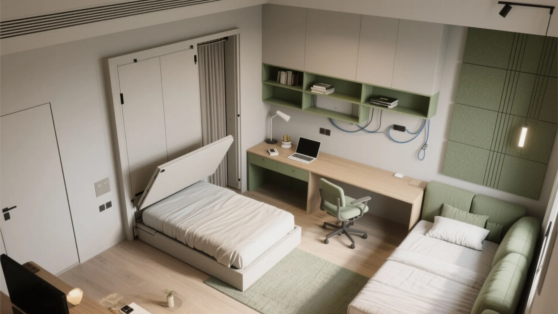 3. Flexible third bedroom/office