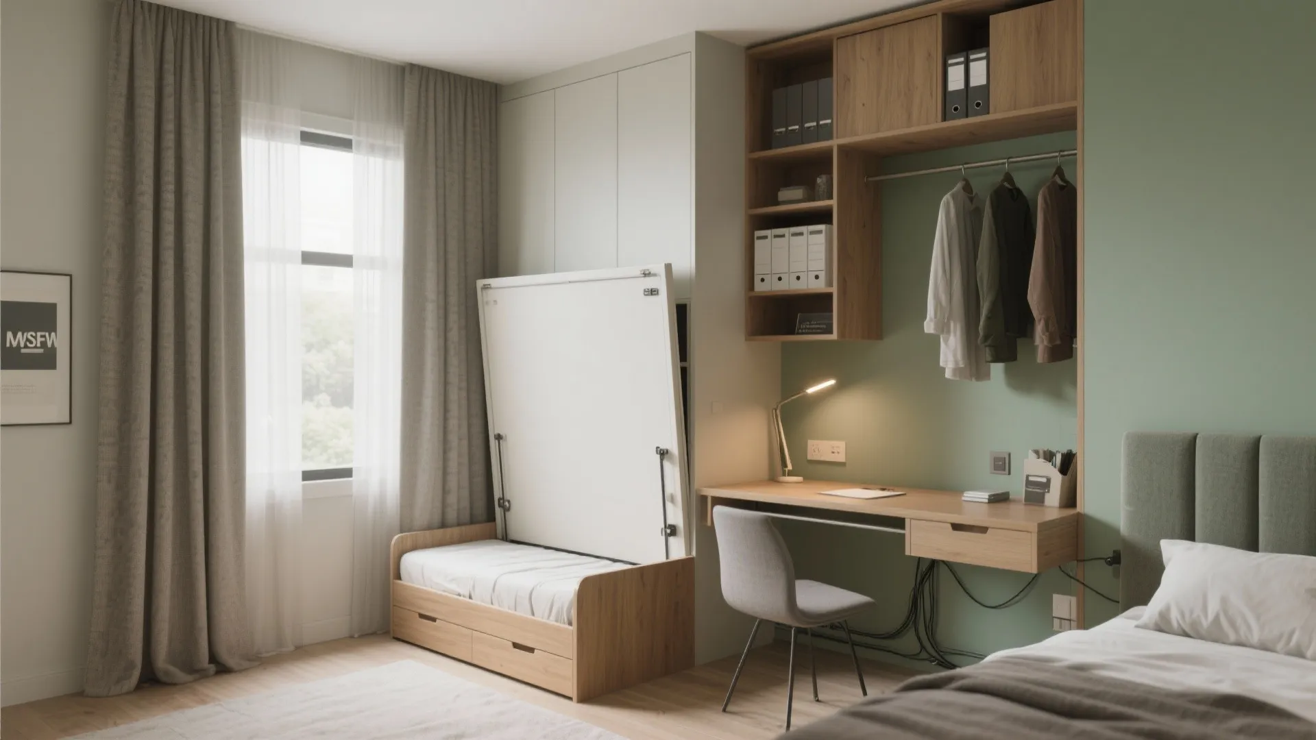 Flexible Third Bedroom: Office + Guest