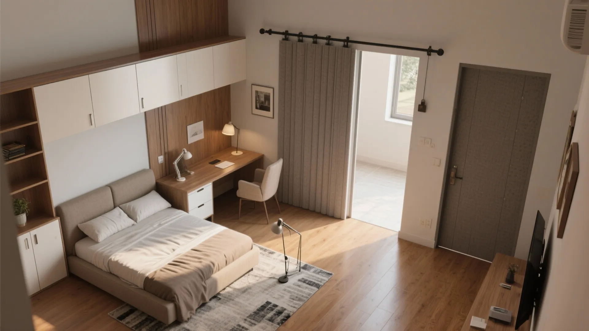 Flexible Rooms: Study-Guest Combo, Sliding Doors, And Foldables