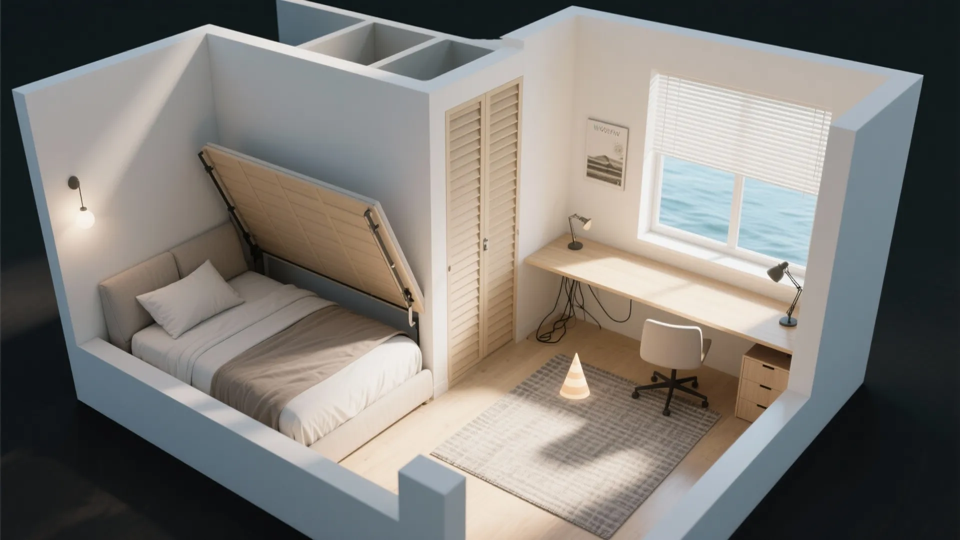 Flexible 3rd Bedroom: Office + Guest Suite