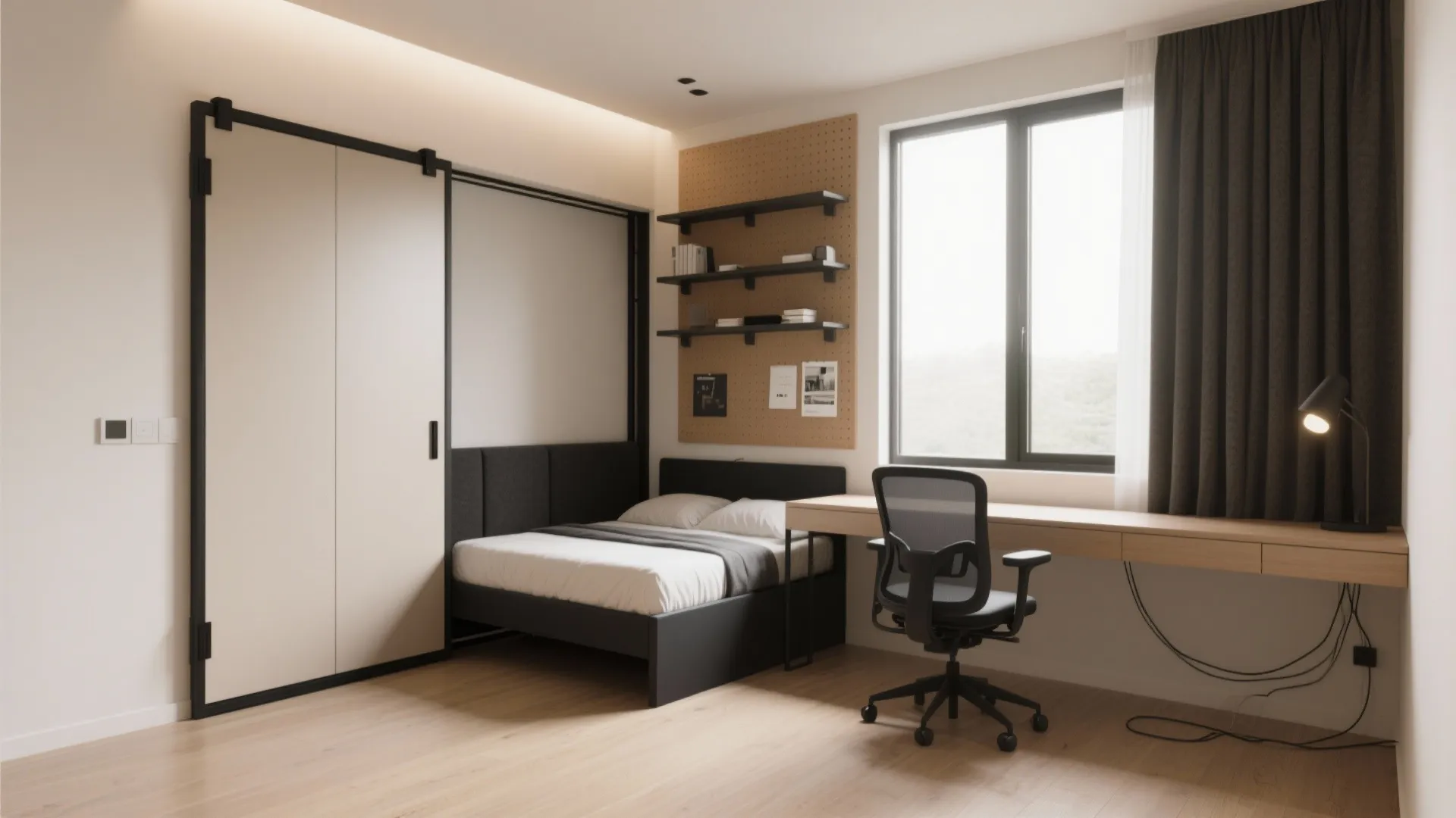 Flexible third room: study, guest, or play