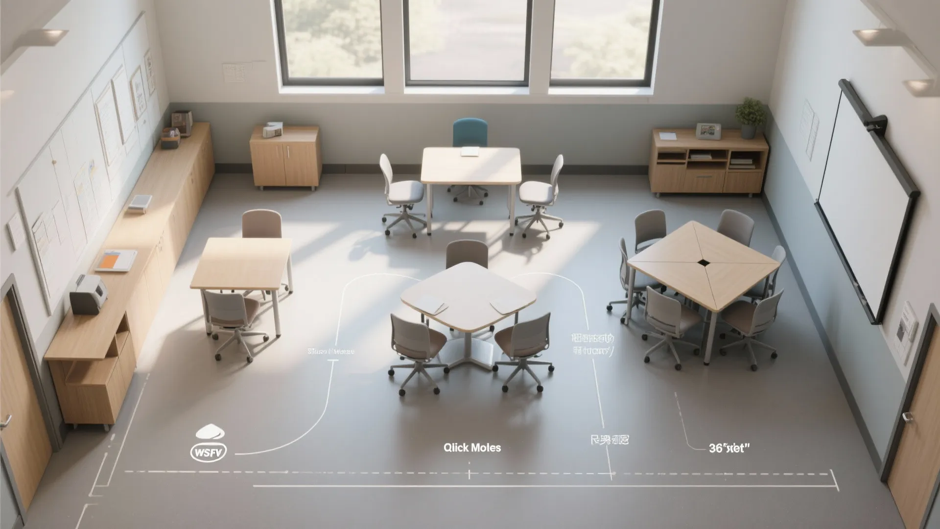 Flexible Seating: One Room, Many Modes