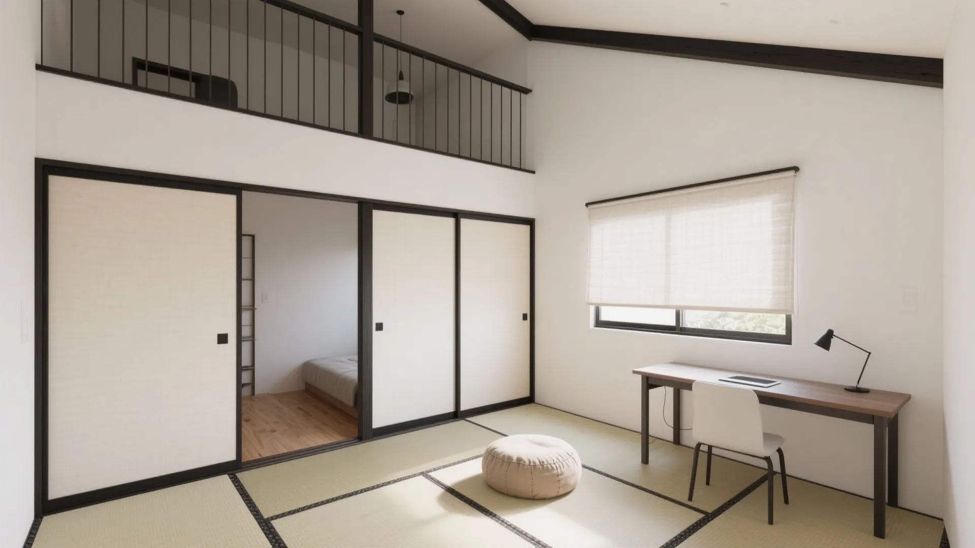 Tips 5: 二階は“可変するボーナス空間”。書斎・客間・子どもスペースをスライド