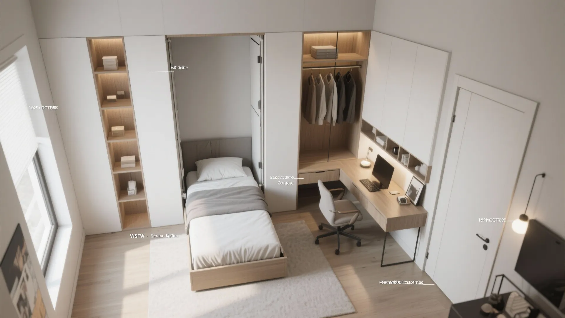 4. Flexible second bedroom for guests or office