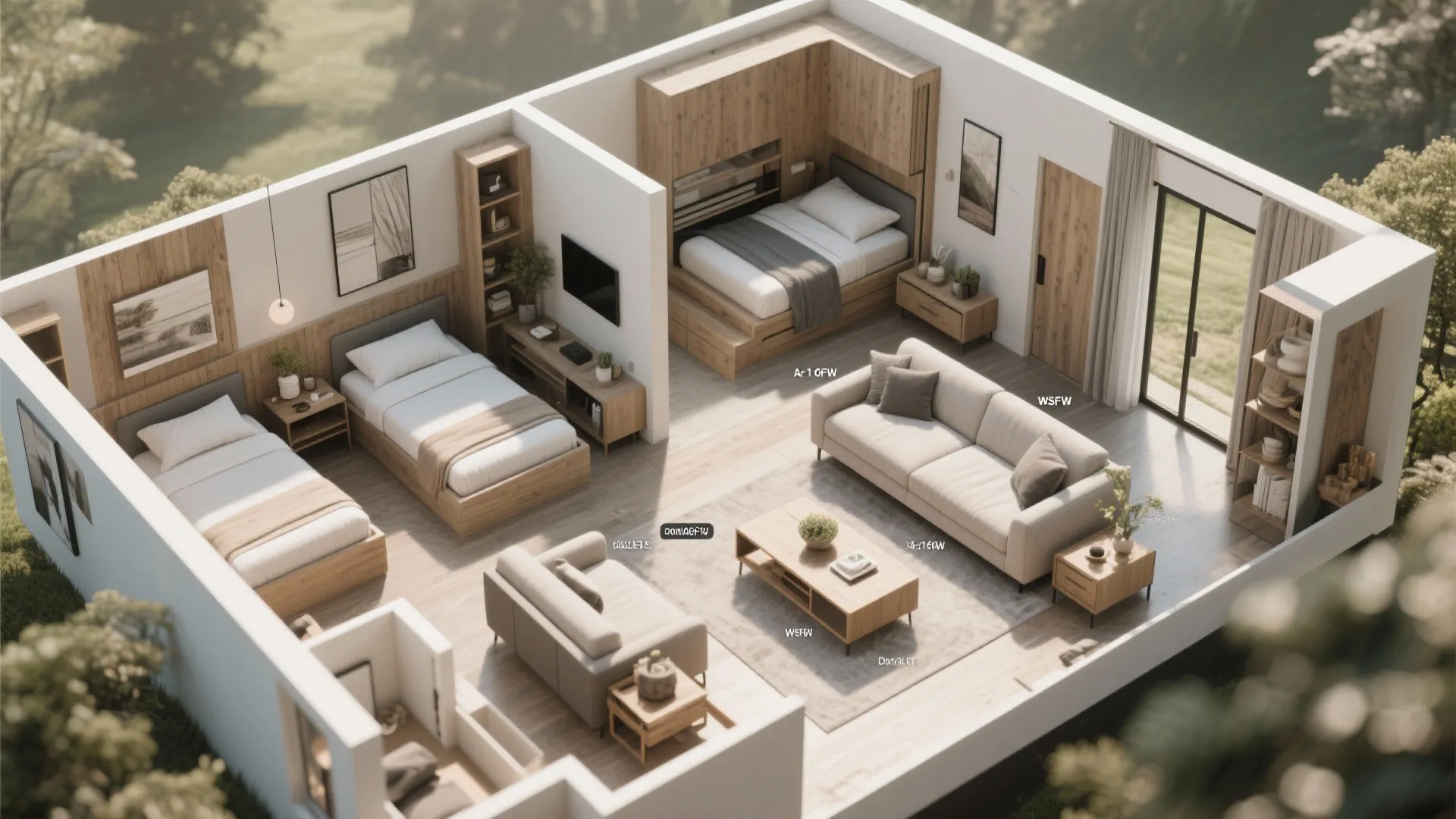 3. Flexible Sleeping Arrangements