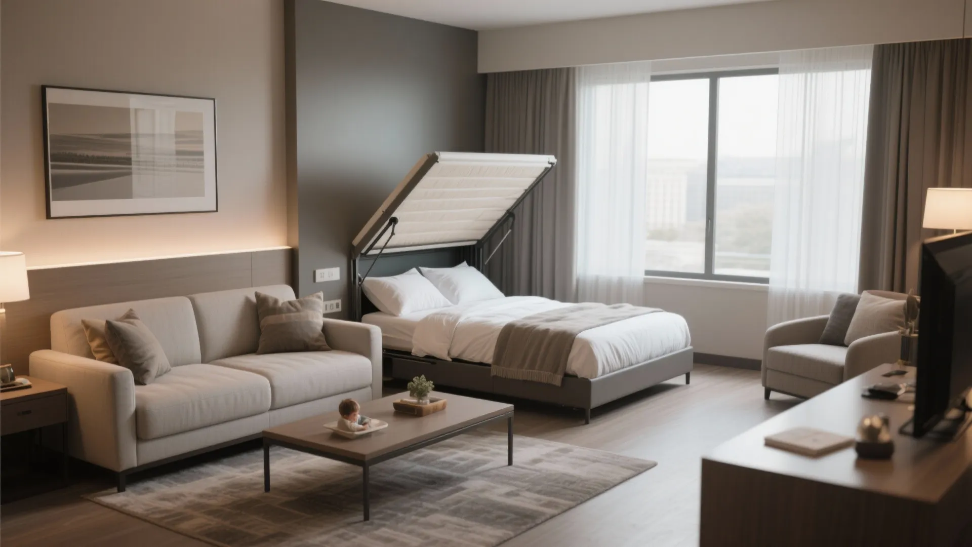 3. Prioritize suites with flexible sleeping (sofas, rollaways)