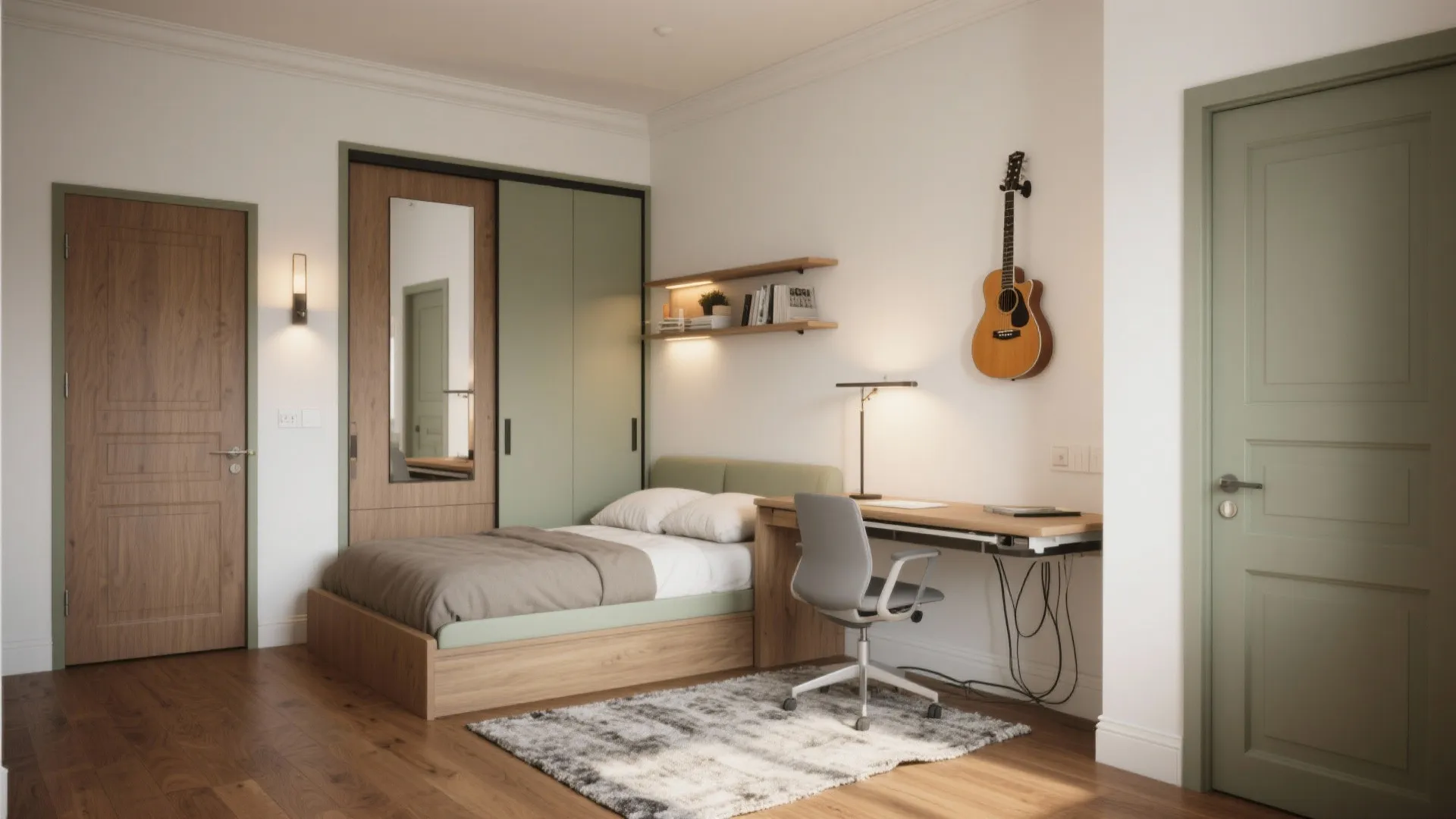 Third Bedroom That Multitasks (Study + Guest + Hobby)