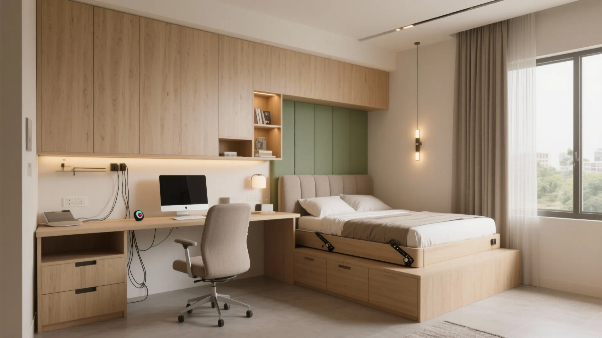 Flex room: study + guest room that actually works