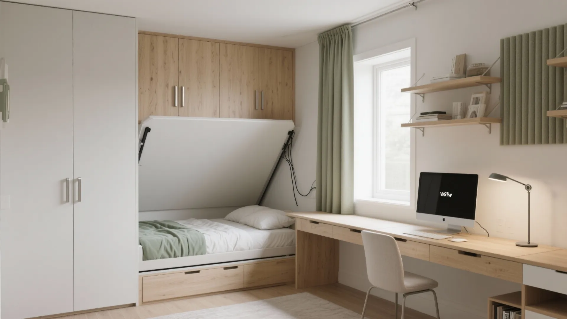 Flexible Third Room: Study by Day, Guest Room by Night