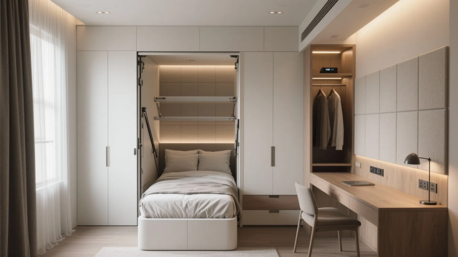 The third bedroom as a flexible suite