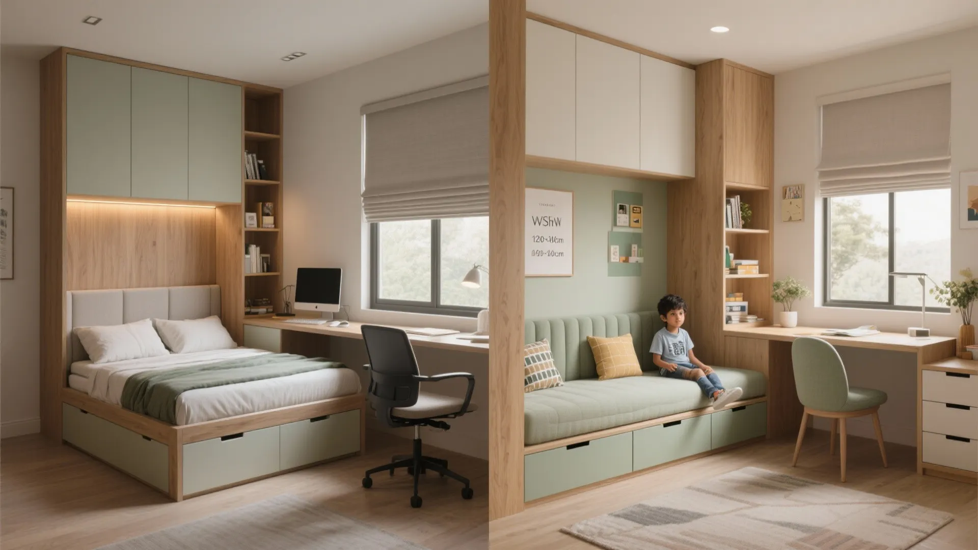 Two suites, two flex rooms: future‑proof private zones