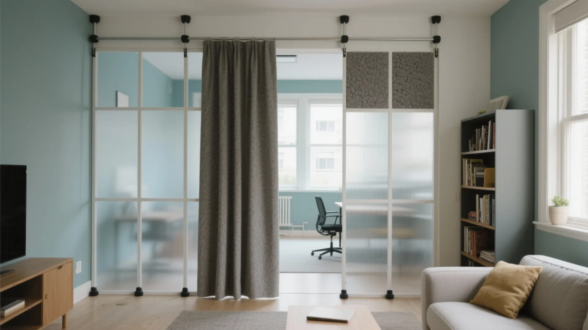 DIY Cheap Temporary Walls: Space Solutions on a Budget: 1 Minute to Partition Your Room—Affordable & Stylish Temporary Walls