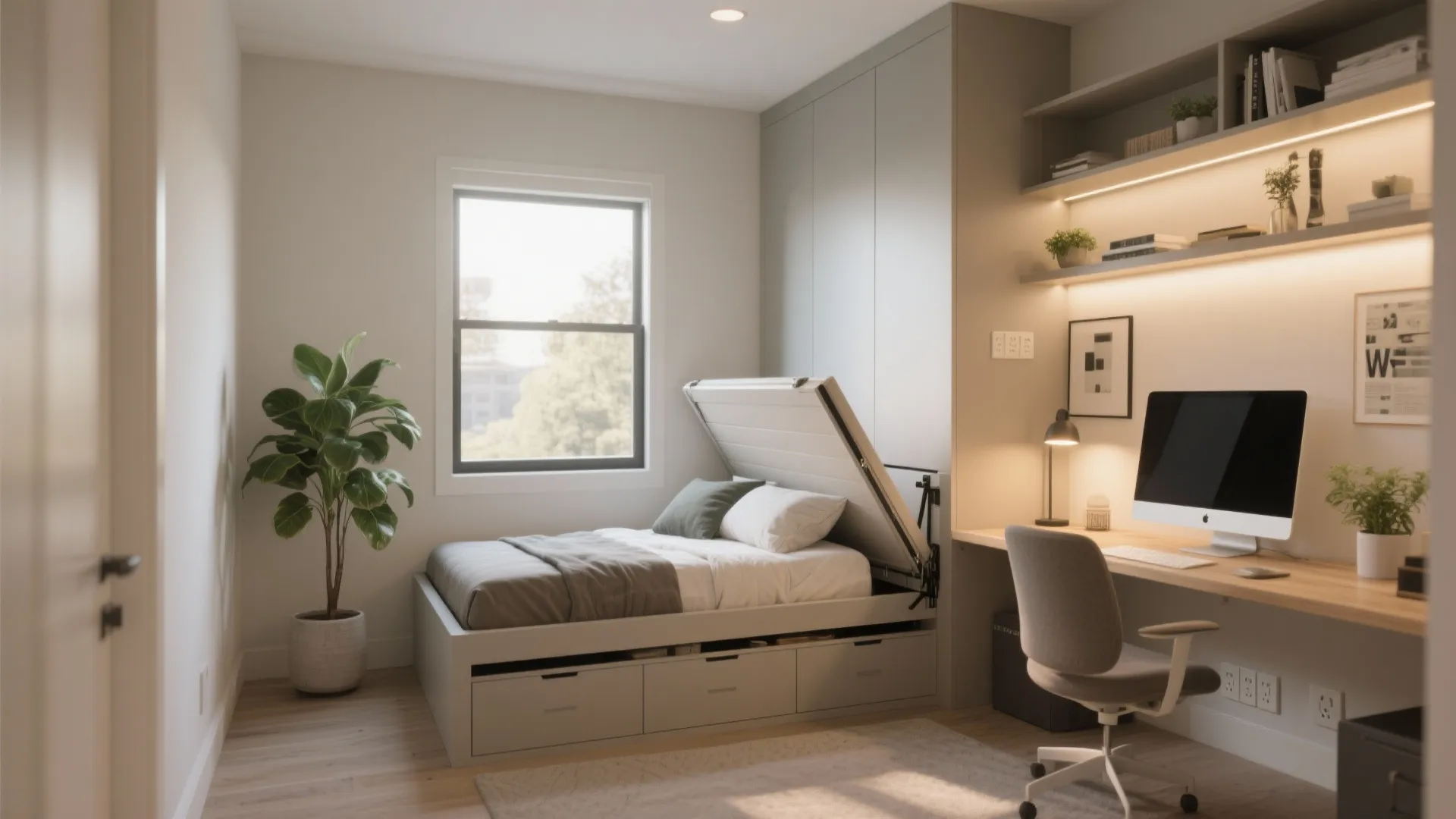 Flexible third bedroom / home office