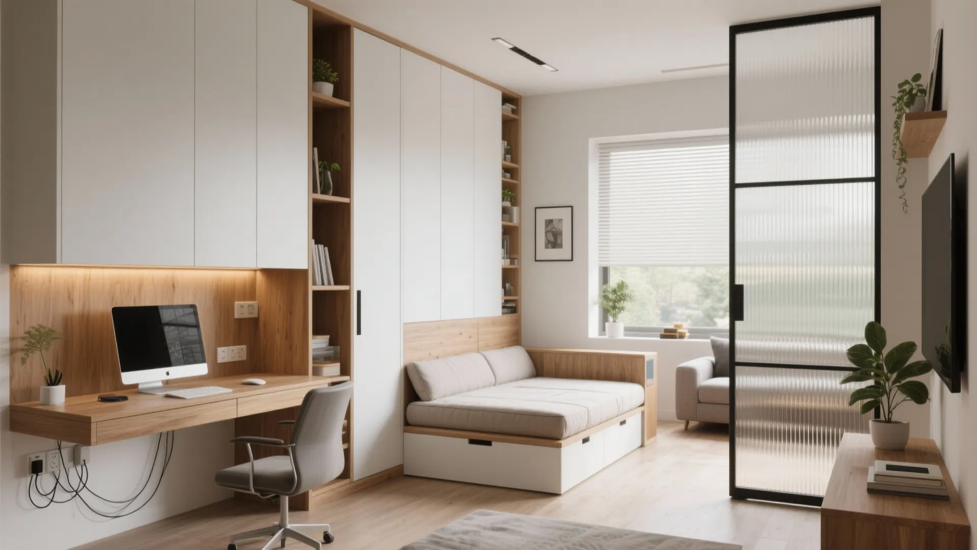 3) The Flexible Third Room (Study + Guest)