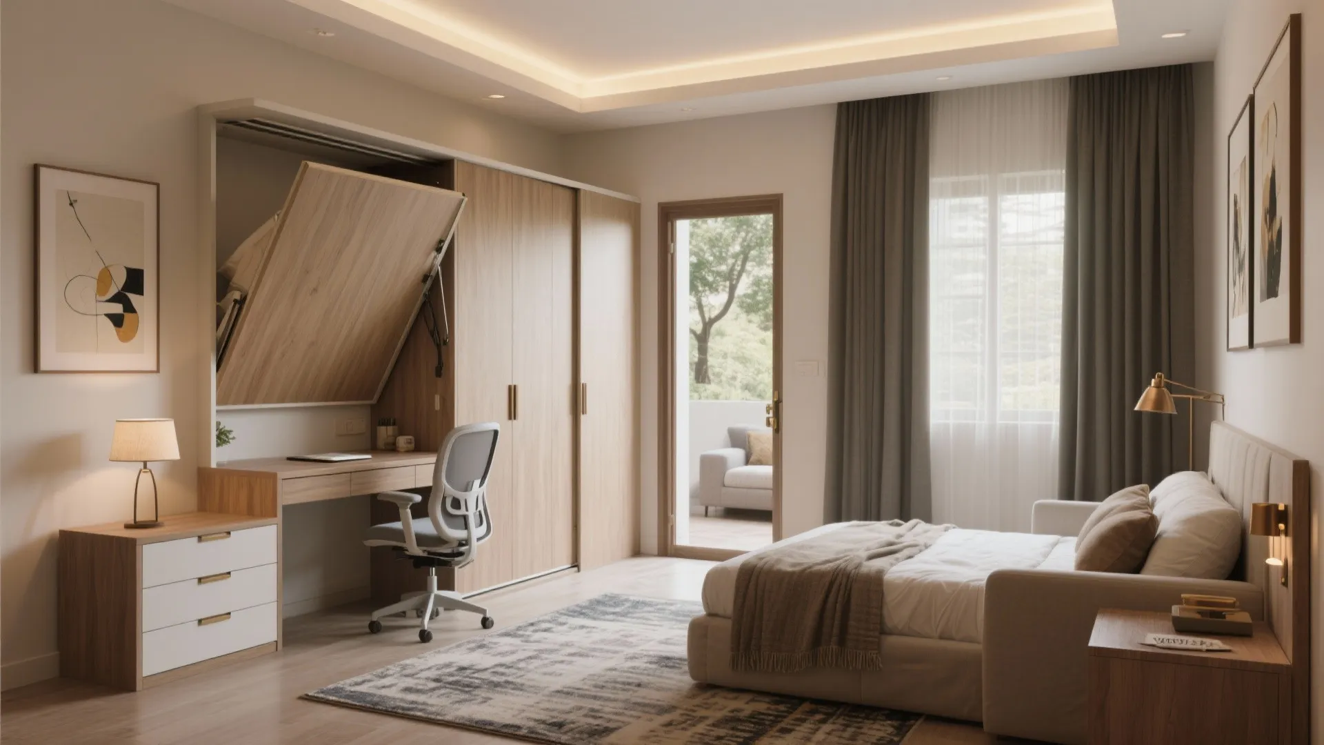 A Flexible Third Bedroom: Study, Guest, and Hobby in One