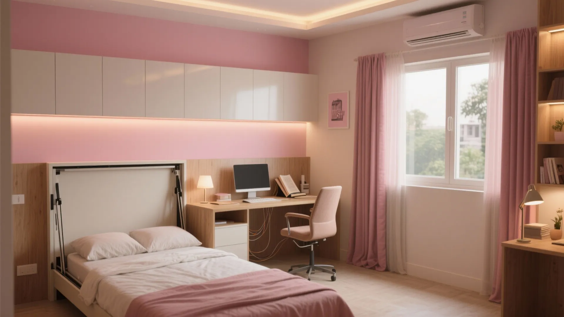 A flexible third room for work, guests, and hobbies