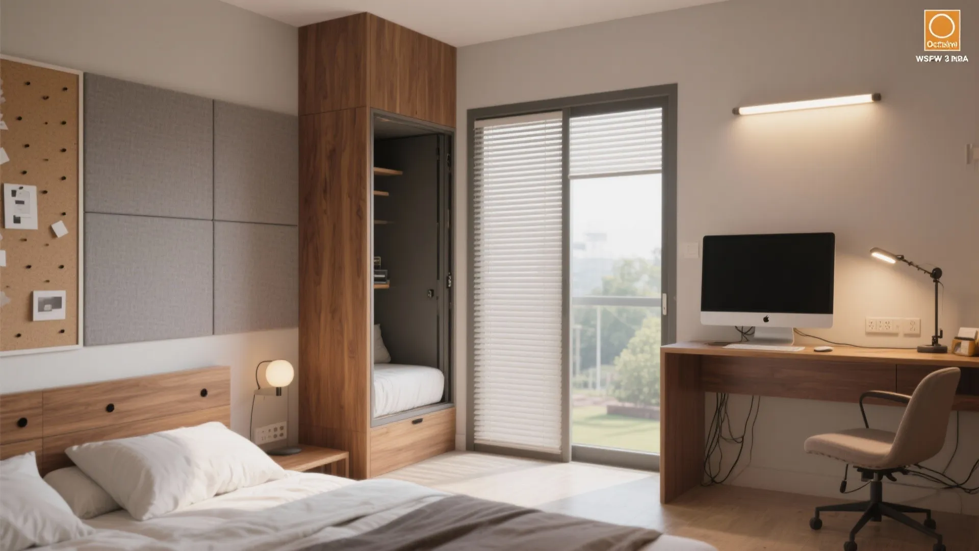 A flexible third bedroom for work, guests, and hobbies