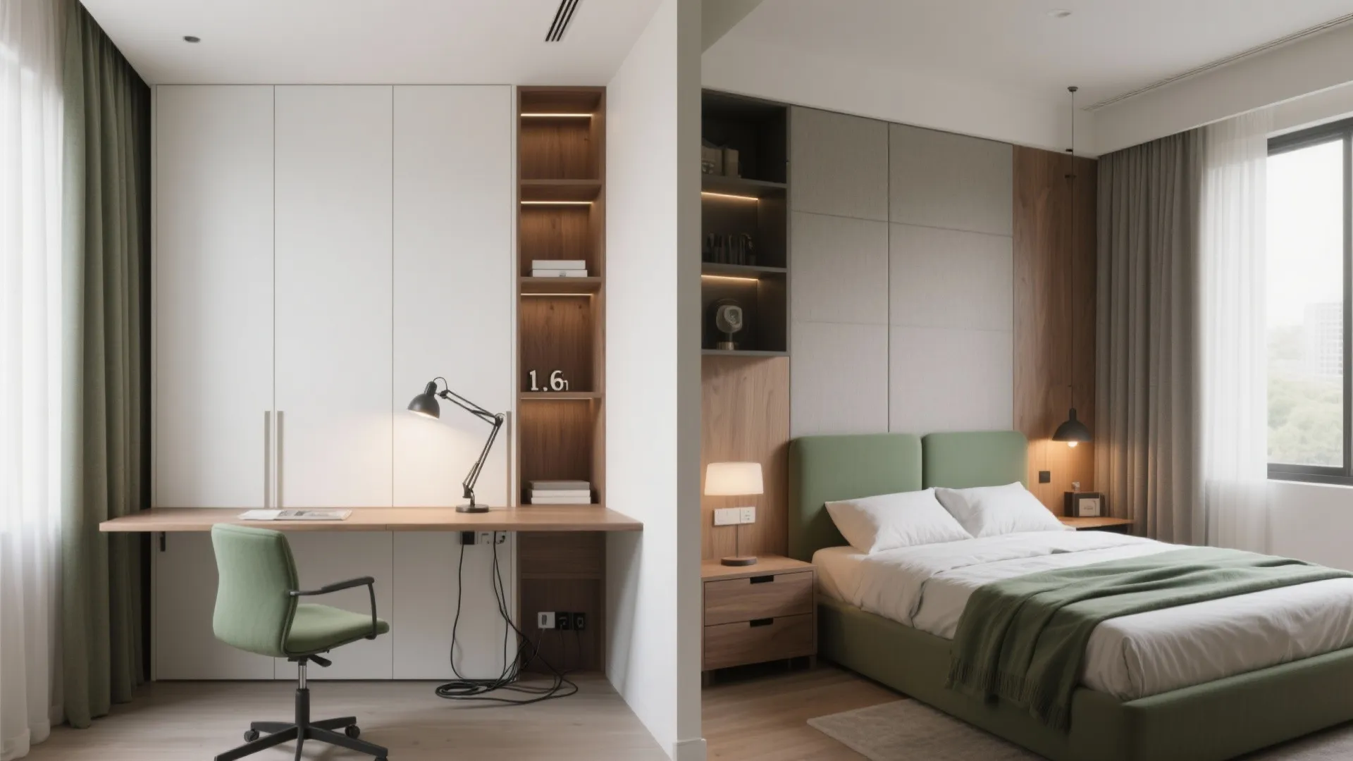 Dual-purpose third bedroom that flexes