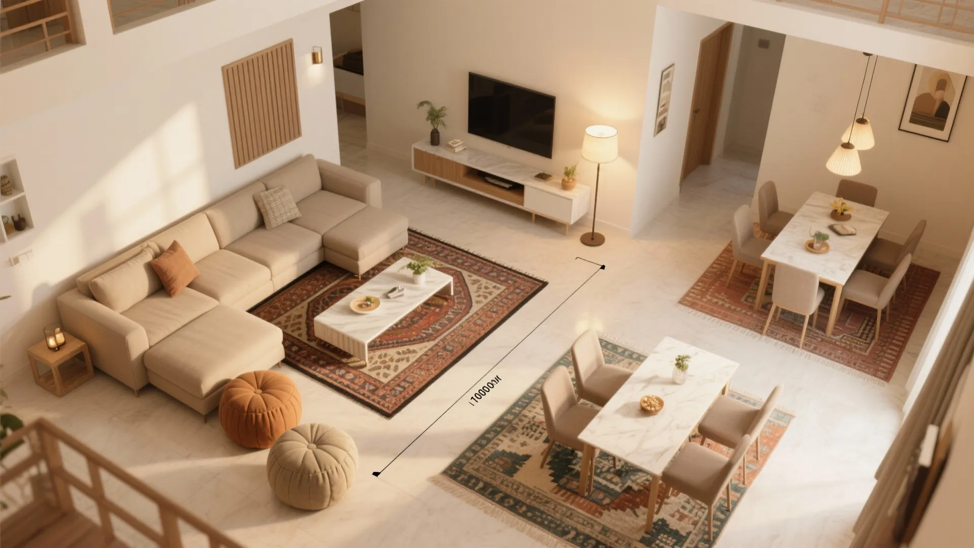 Flexible Seating and Smart Zoning in Open-Plan Homes