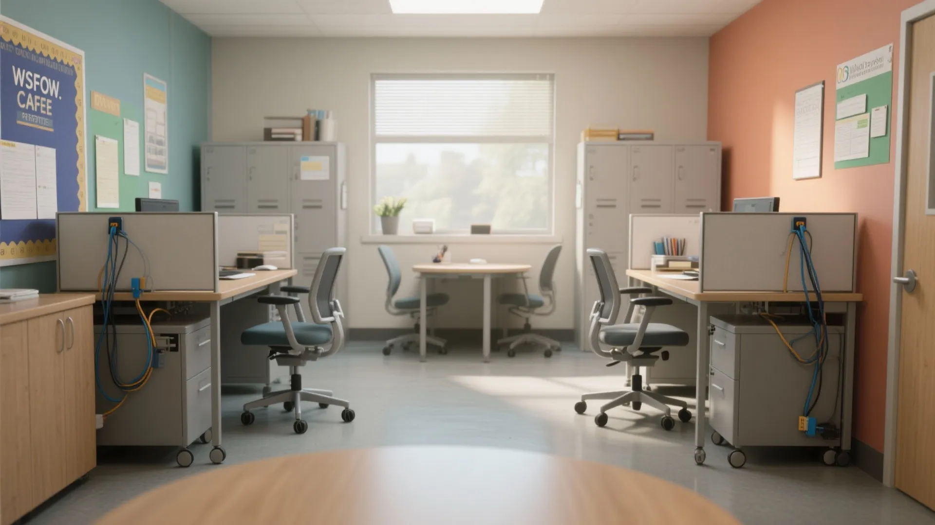 Flexible Workstations for Staff Collaboration