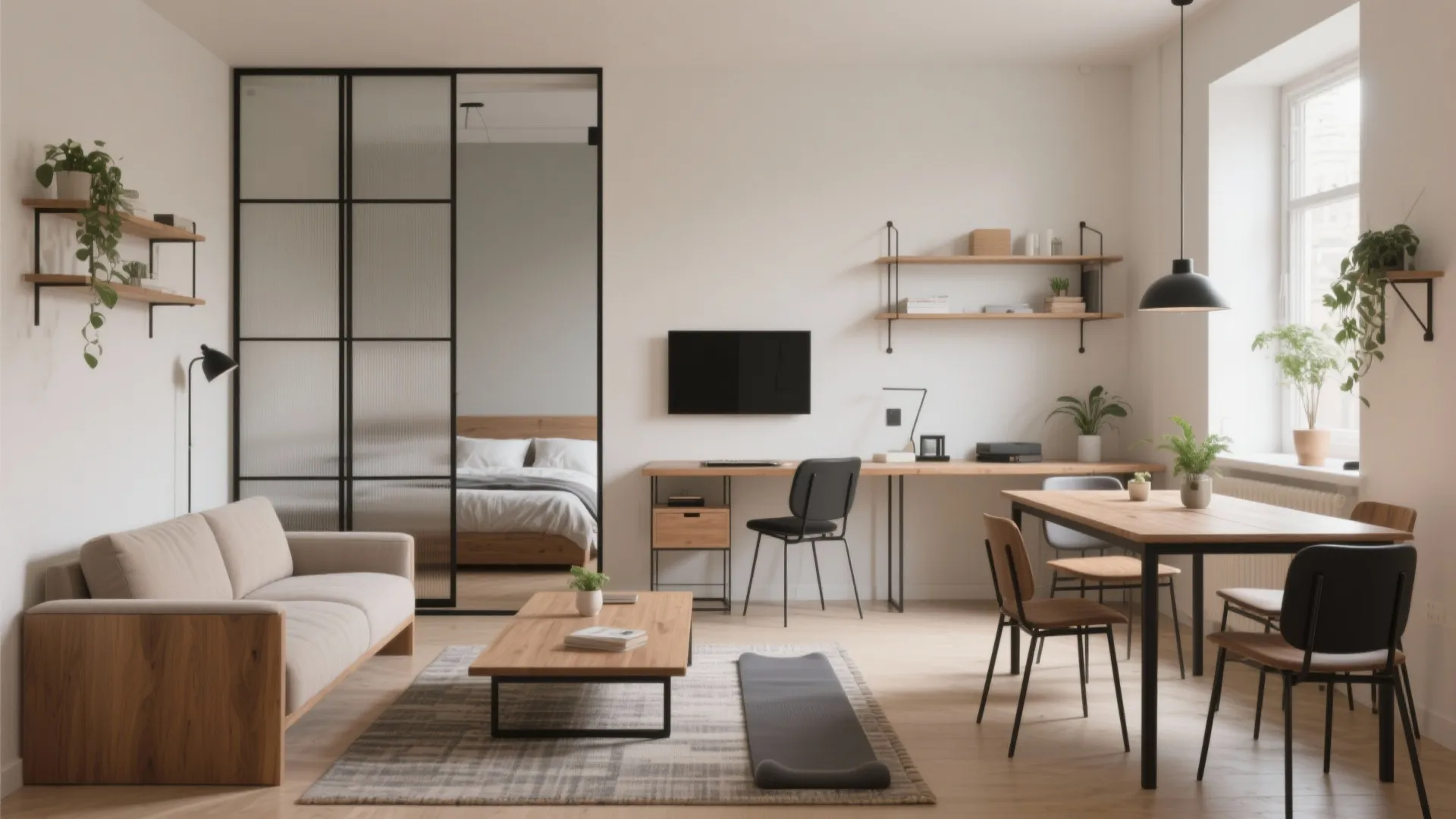 Flexible Zones with Multifunctional Pieces