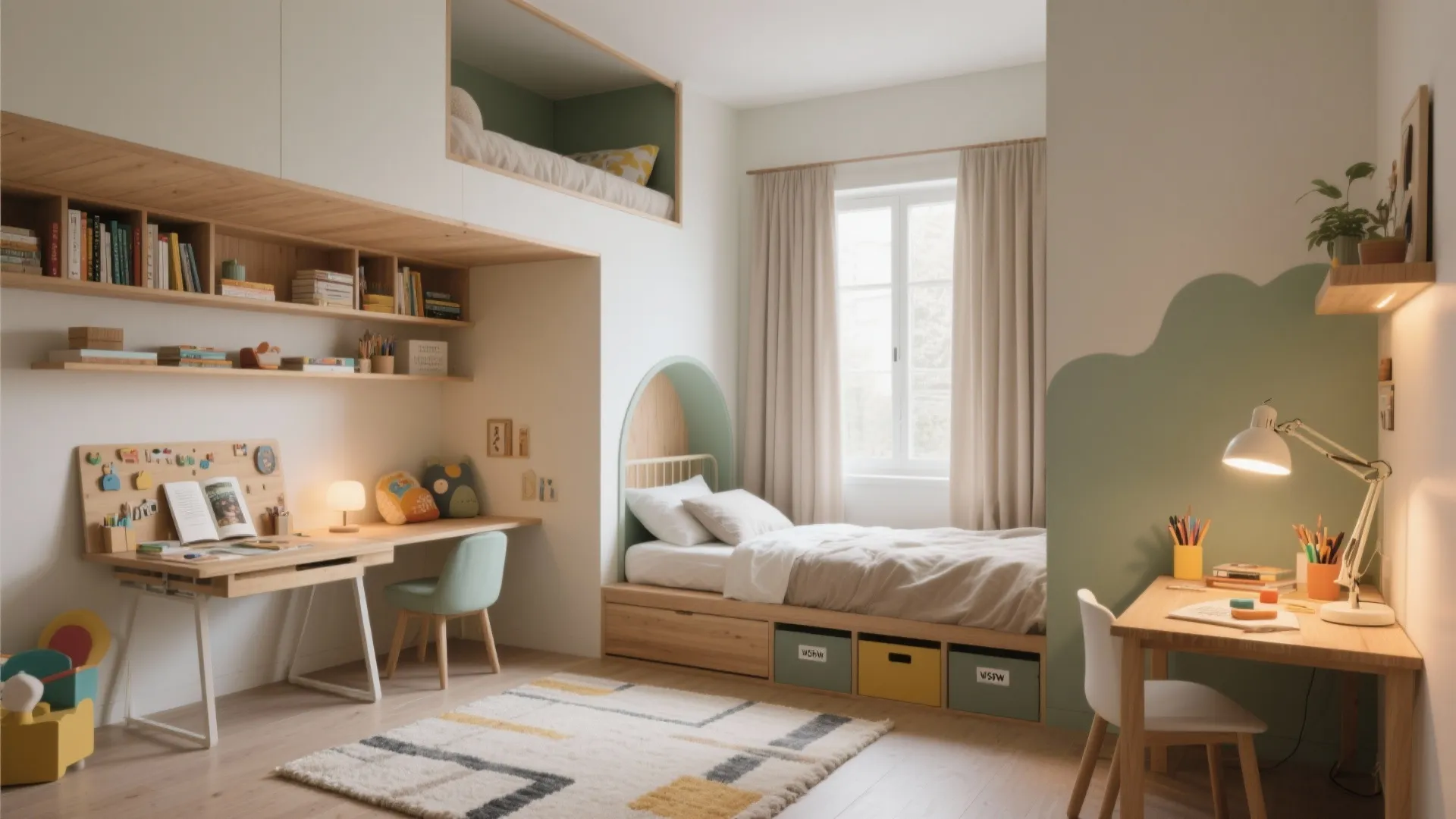 Zones that flex: read, play, sleep, repeat