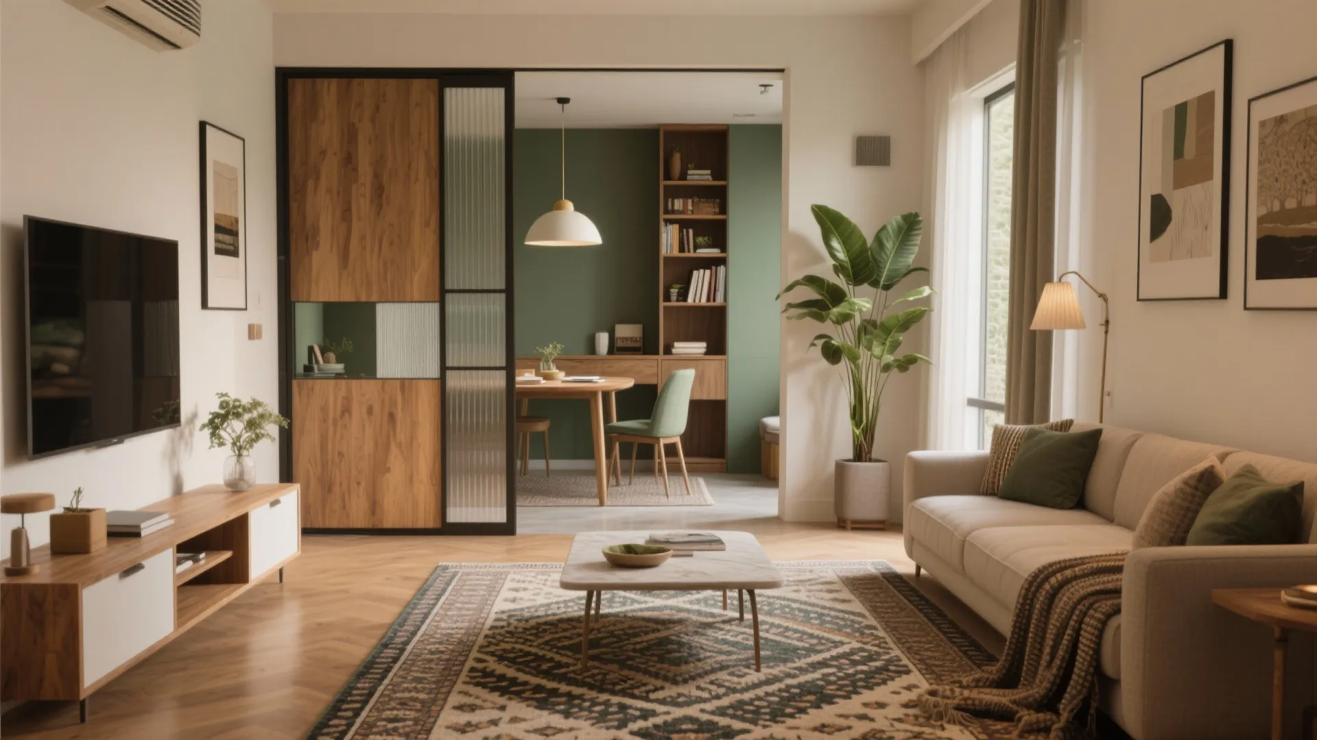 Flexible zoning that makes rooms do more