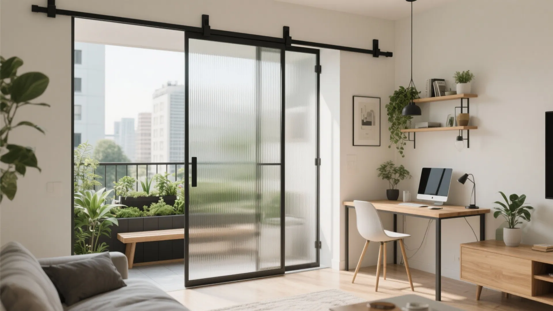 Flexible zoning: sliding doors, fold-down tables, and balcony magic