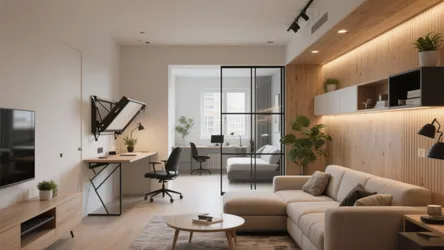 5 Small-Space Ideas for a 2-Bedroom with Den