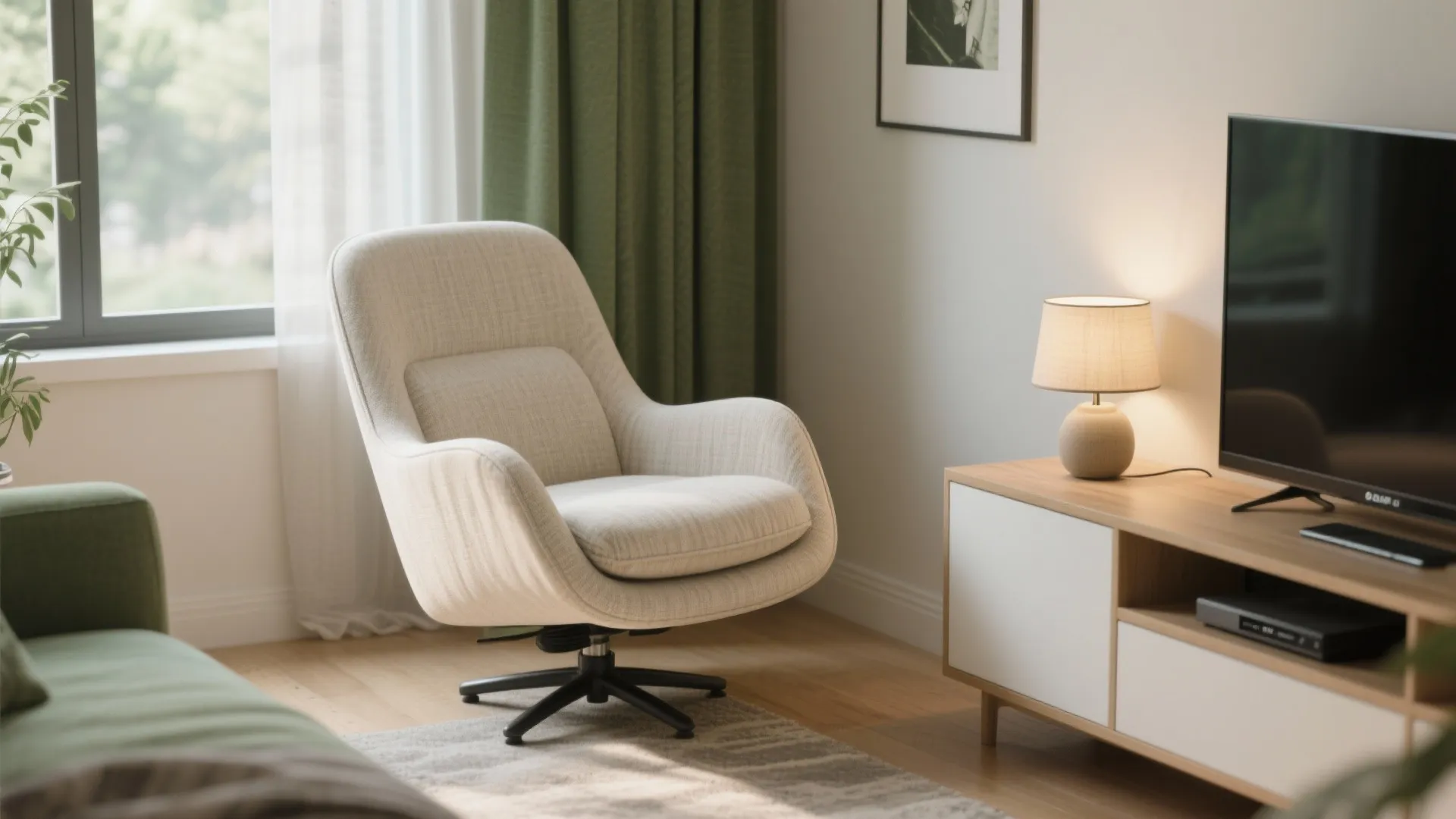 2. Use the chair as a flexible accent seat