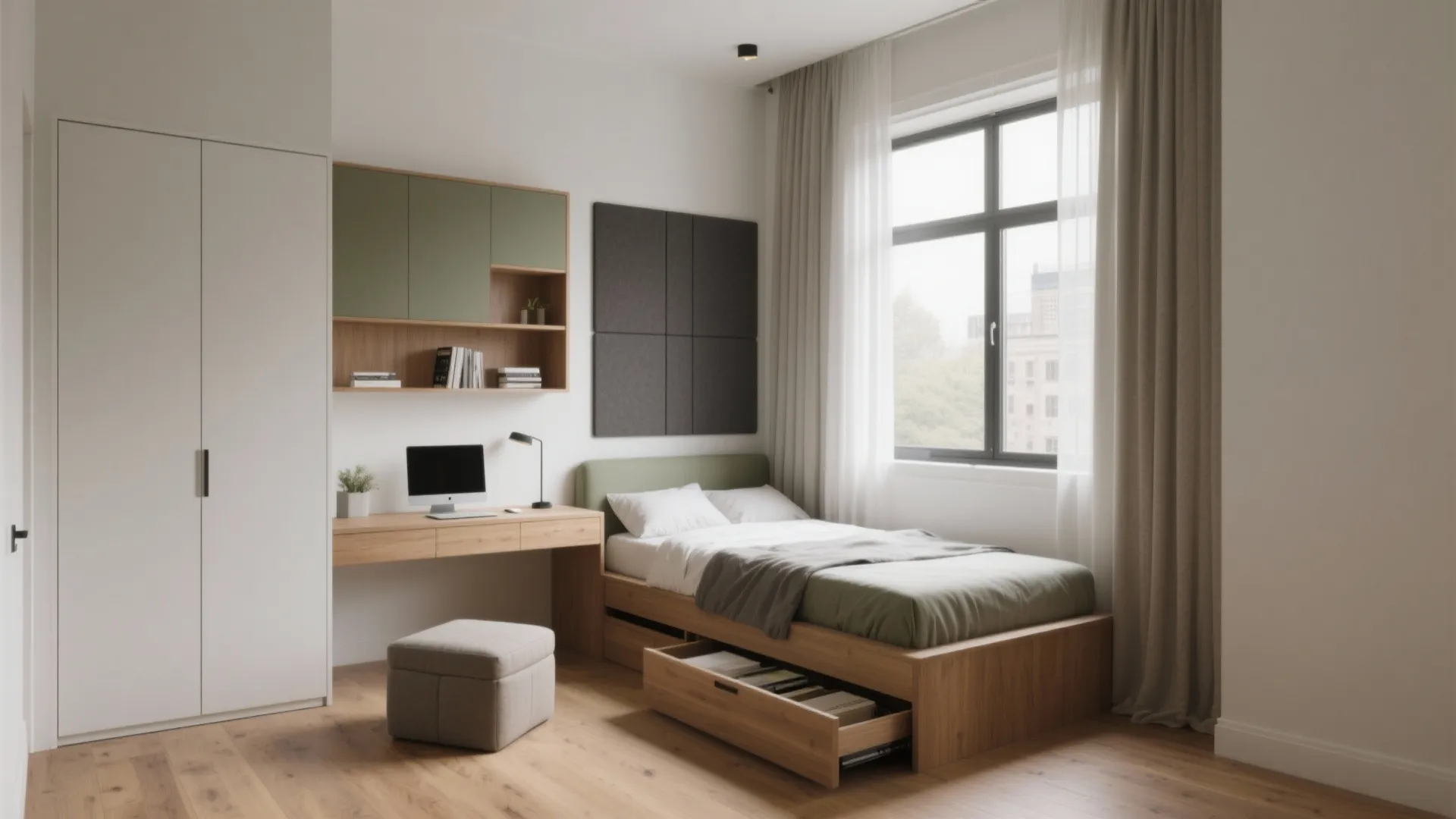 5) Flexible bedrooms: work, wind down, and welcome guests