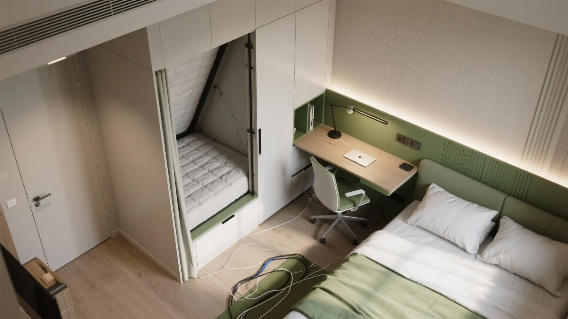 2. Make the second bedroom double as a flexible room