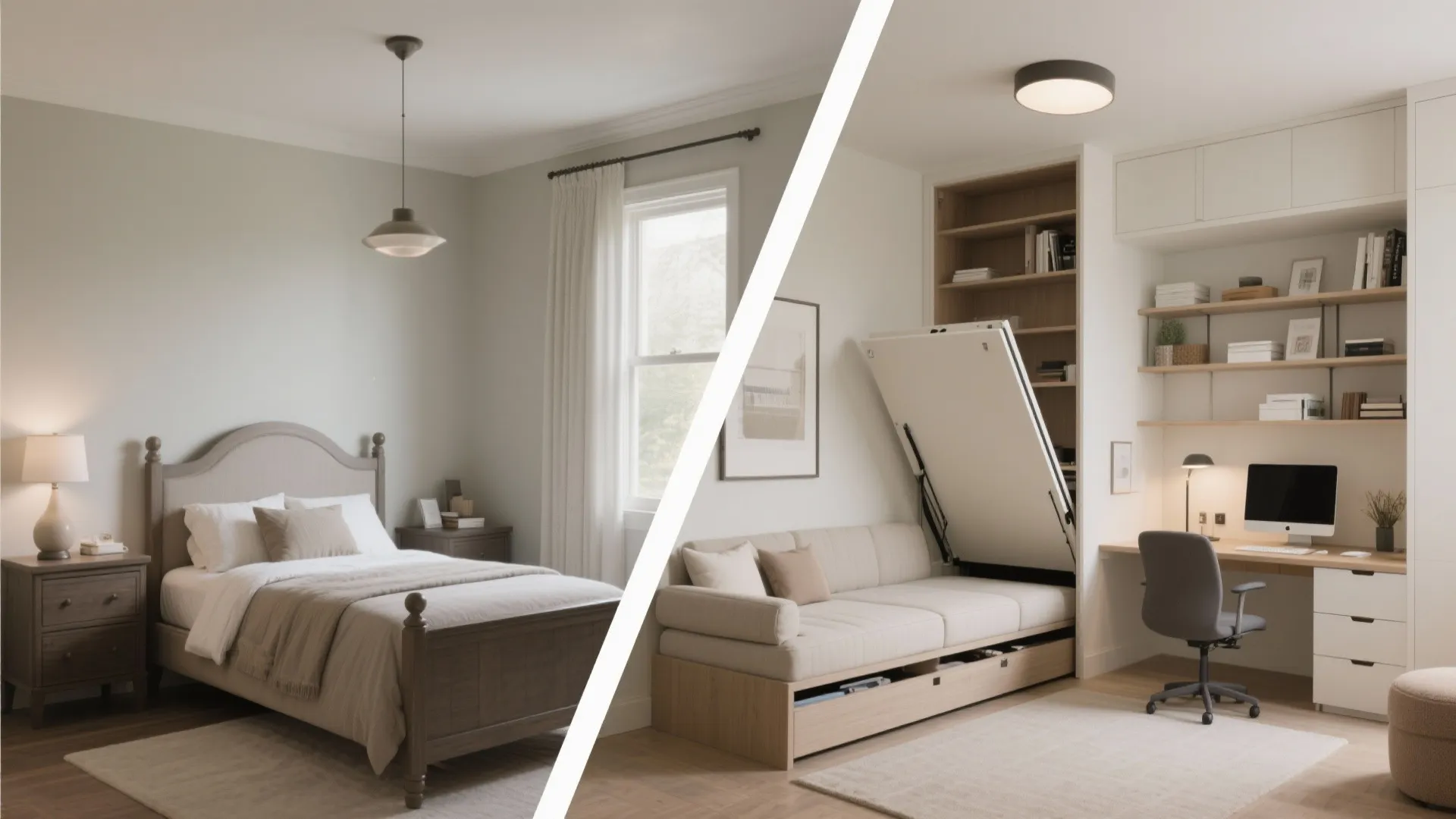 4. Flexible bedroom layouts for guests or roommates