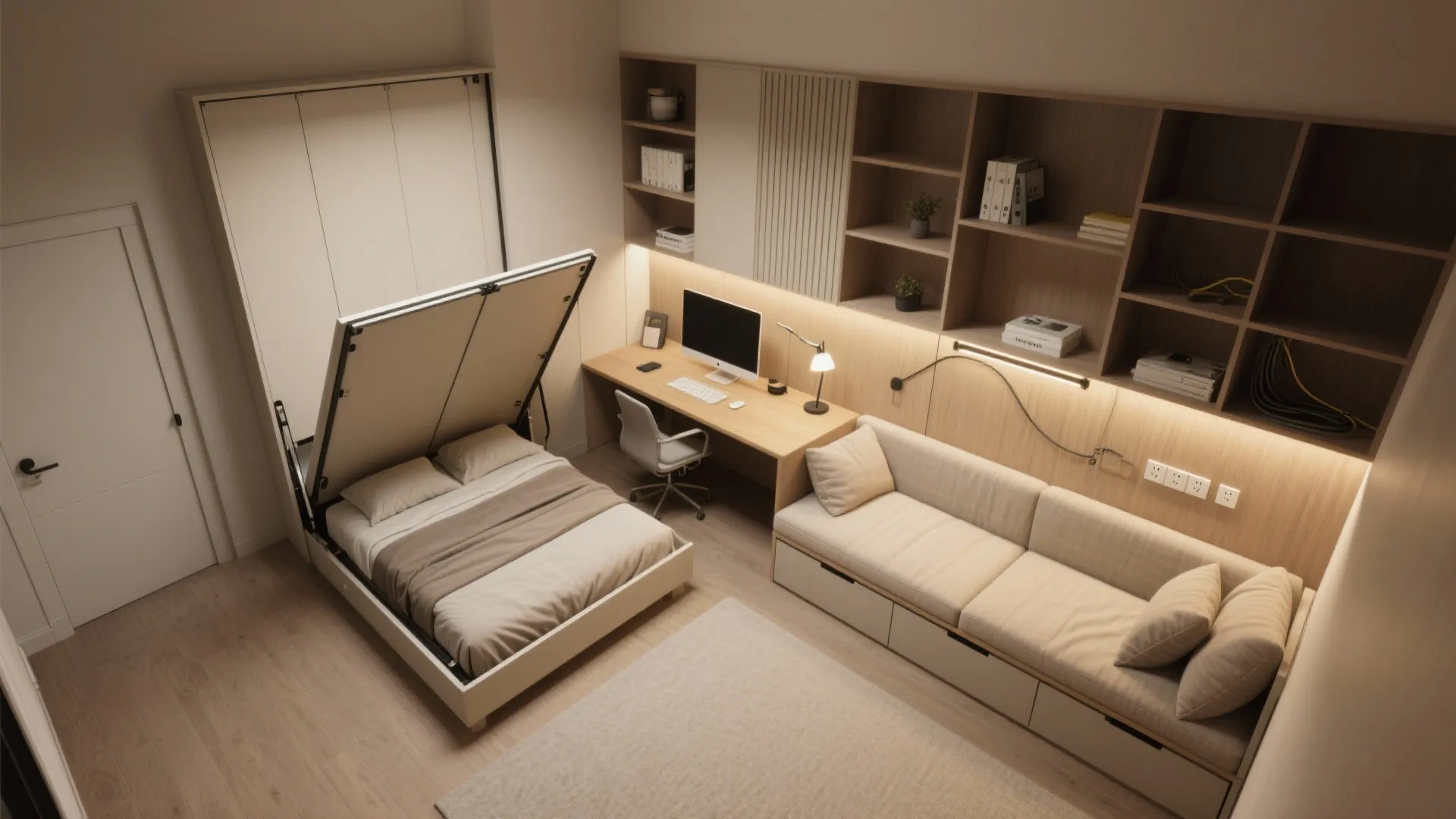 3. Flexible third bedroom as office/guest room