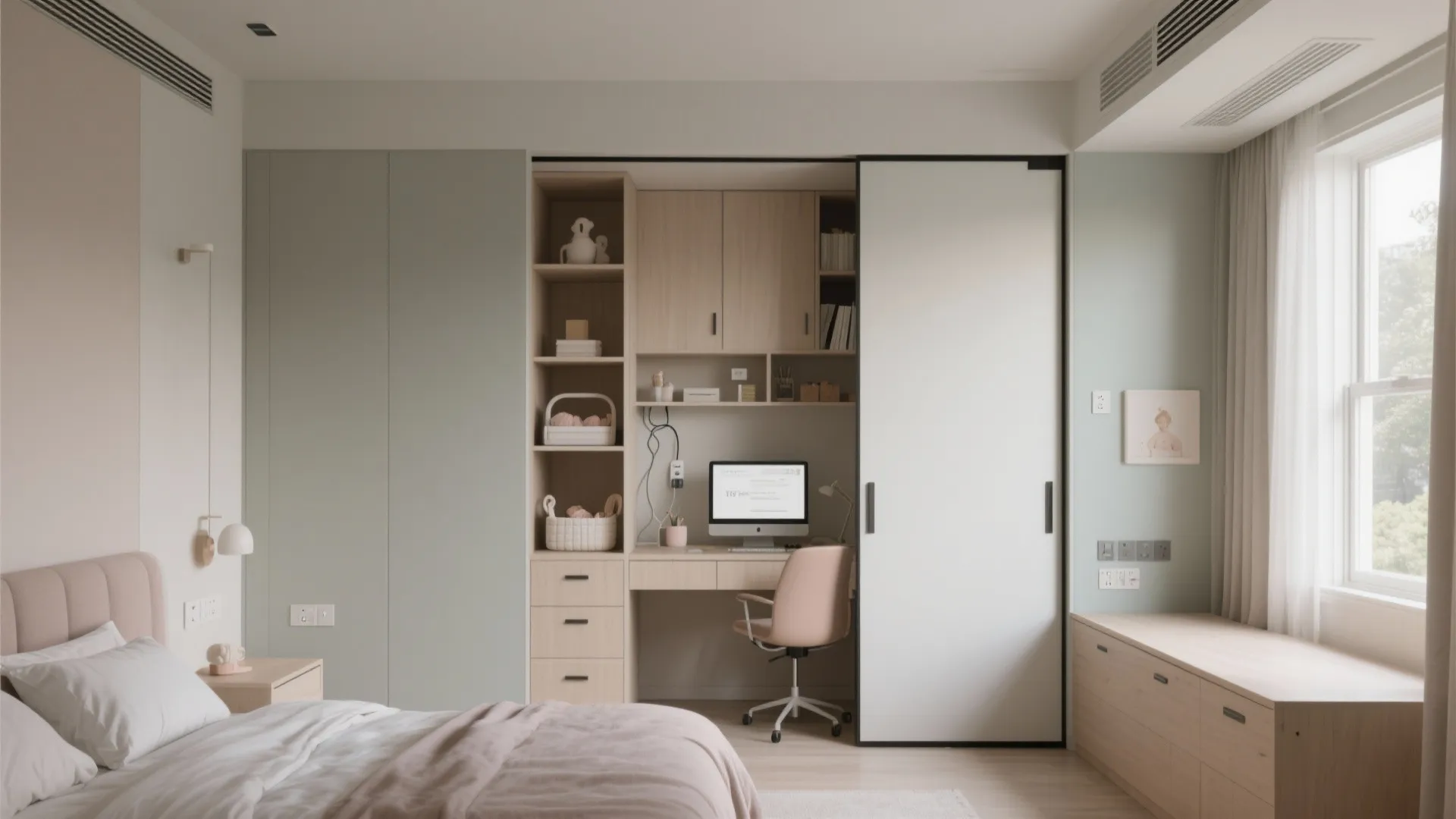 2. Flexible bedroom layouts