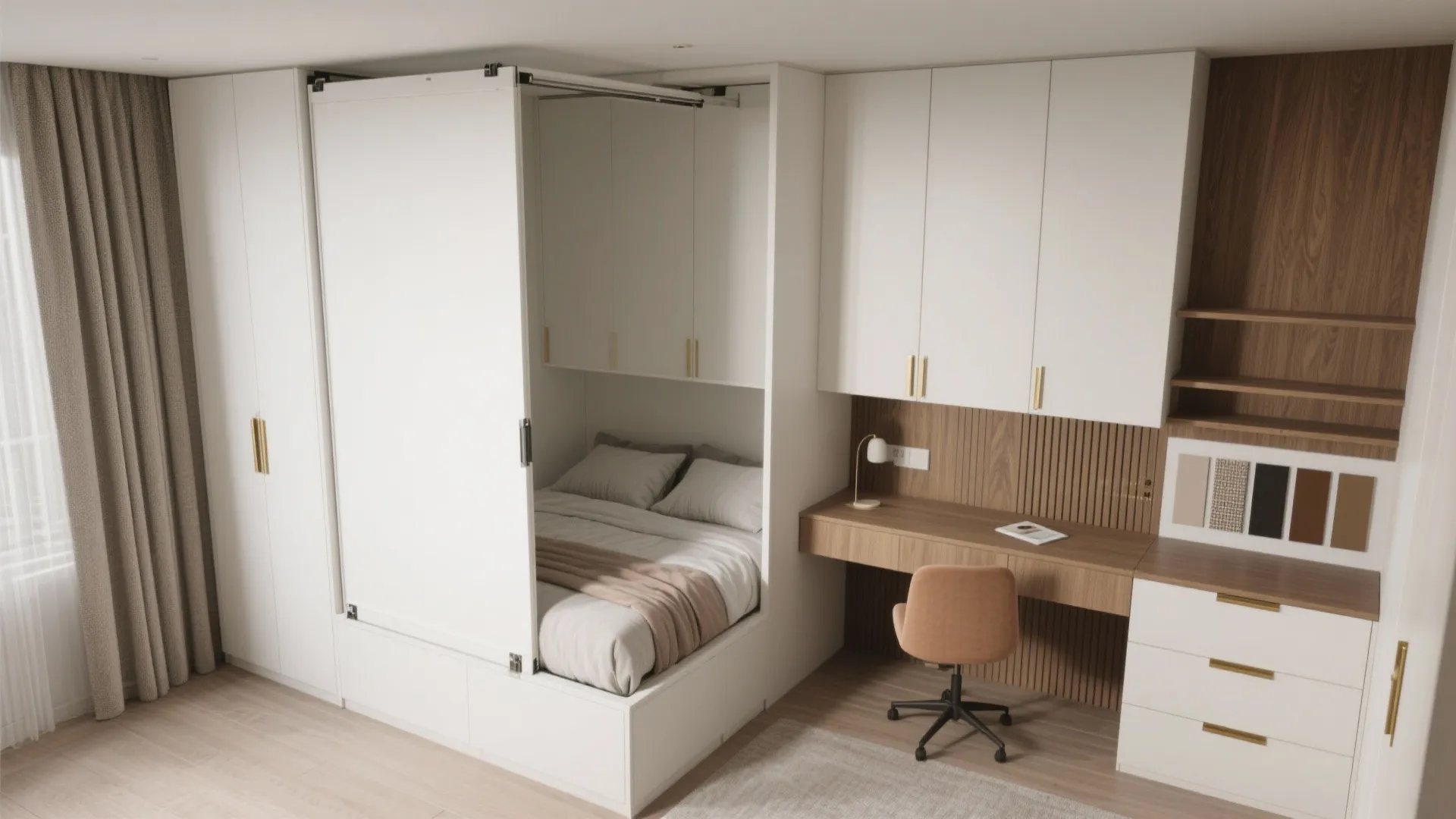 4. Flexible Bedroom That Doubles as Office