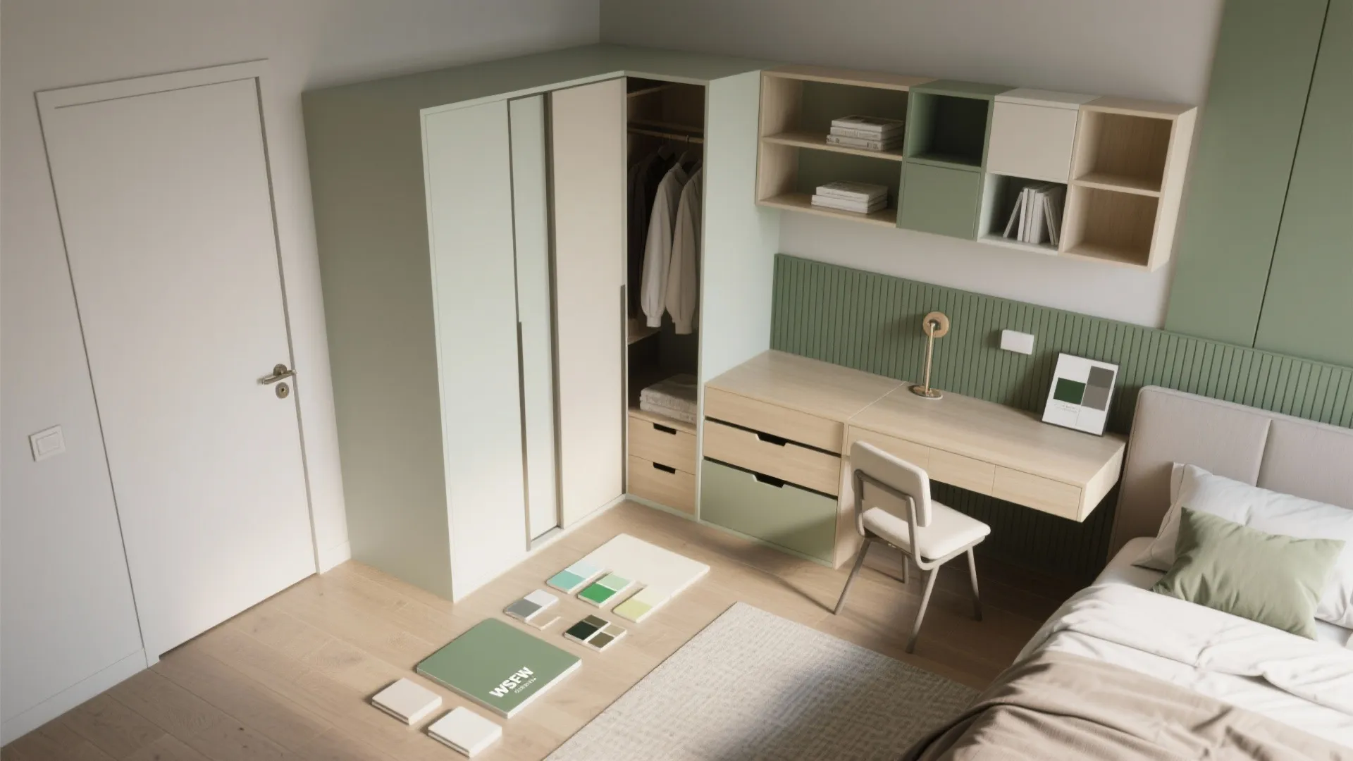 4. Flexible bedroom use: rooms that grow with the family