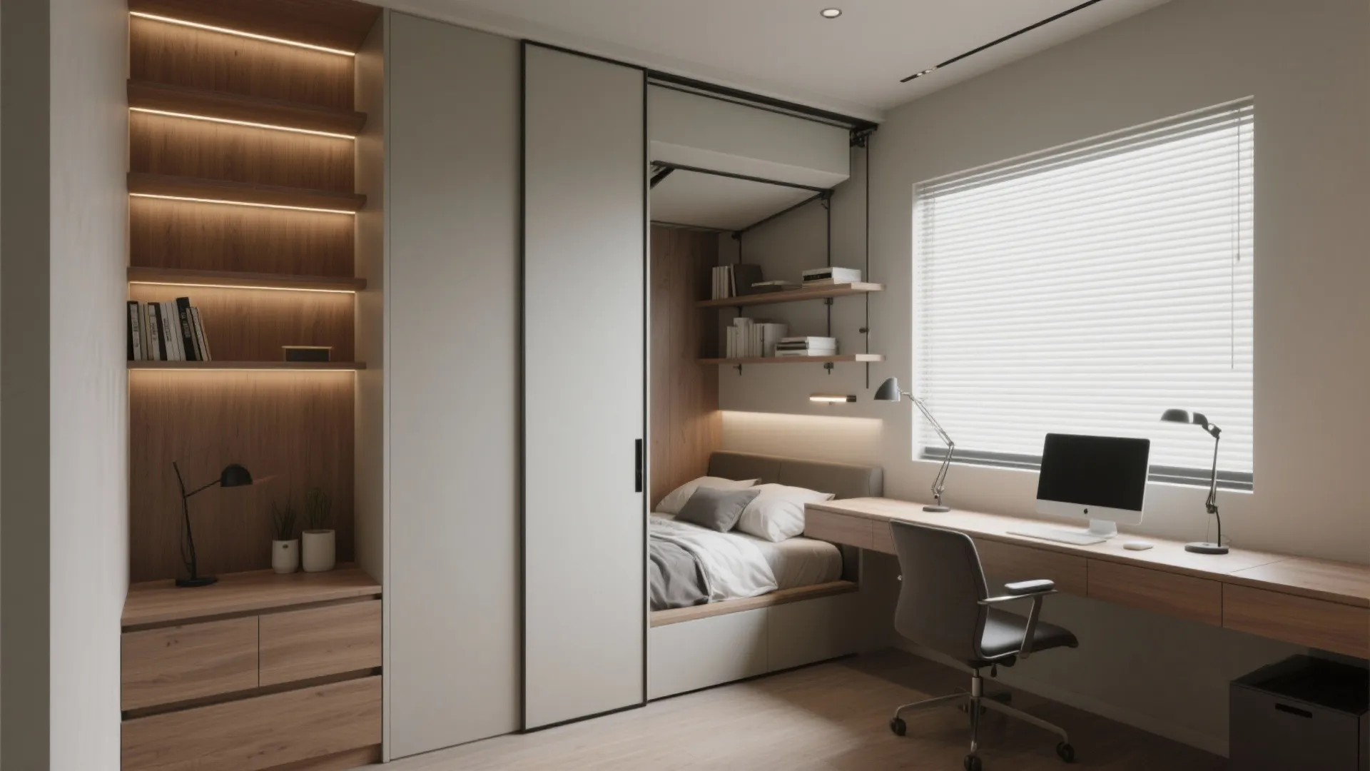 2. Flexible bedrooms that double as workspaces