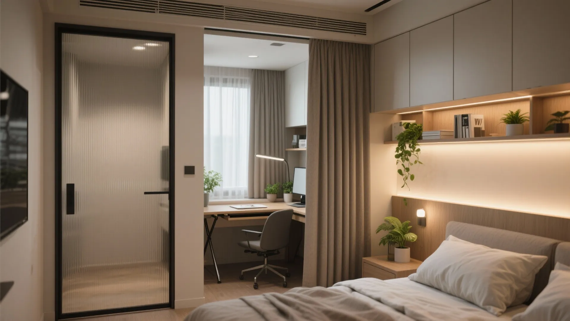 1. Flexible Bedroom Zoning