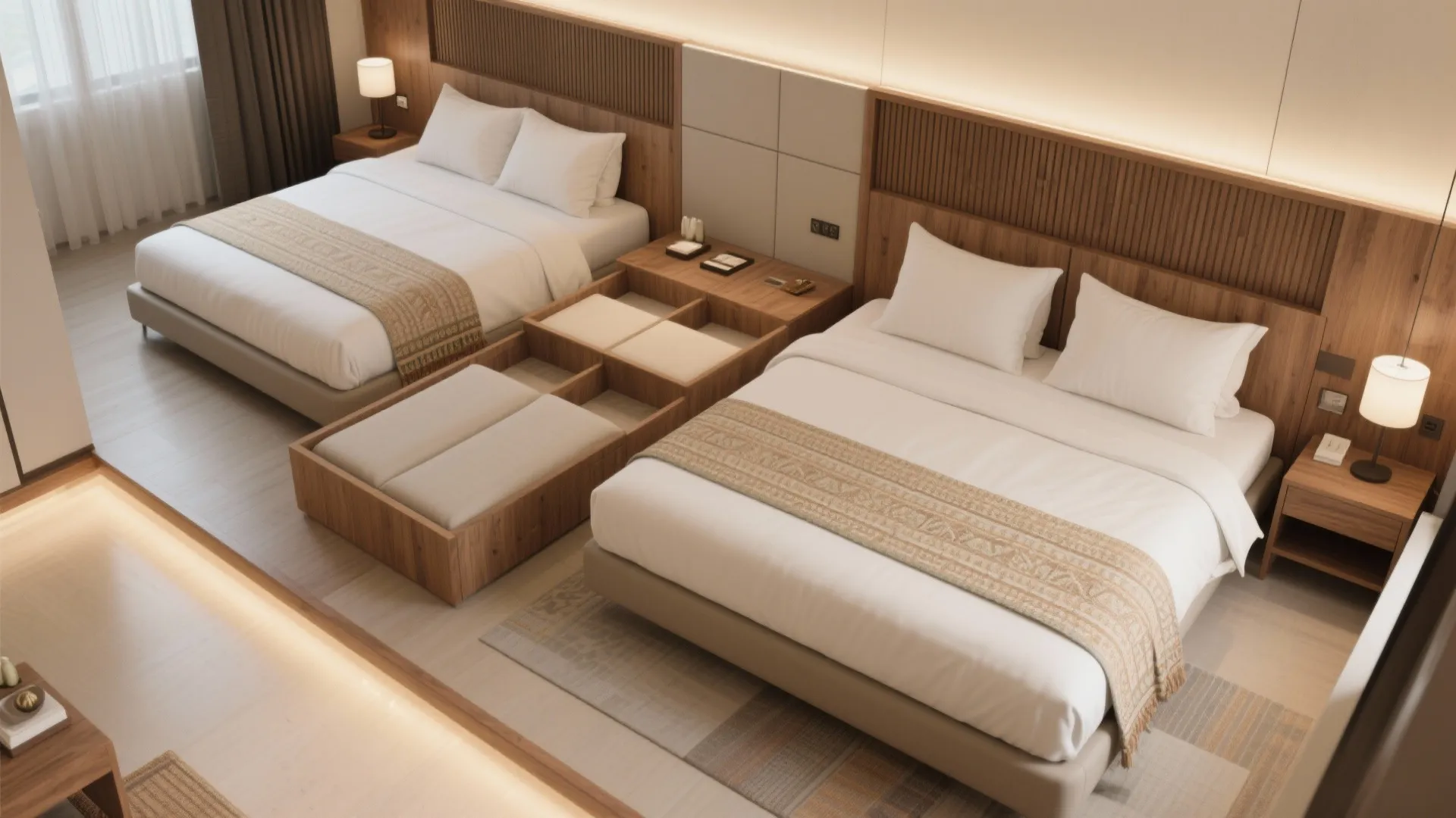 3. Flexible bed configurations