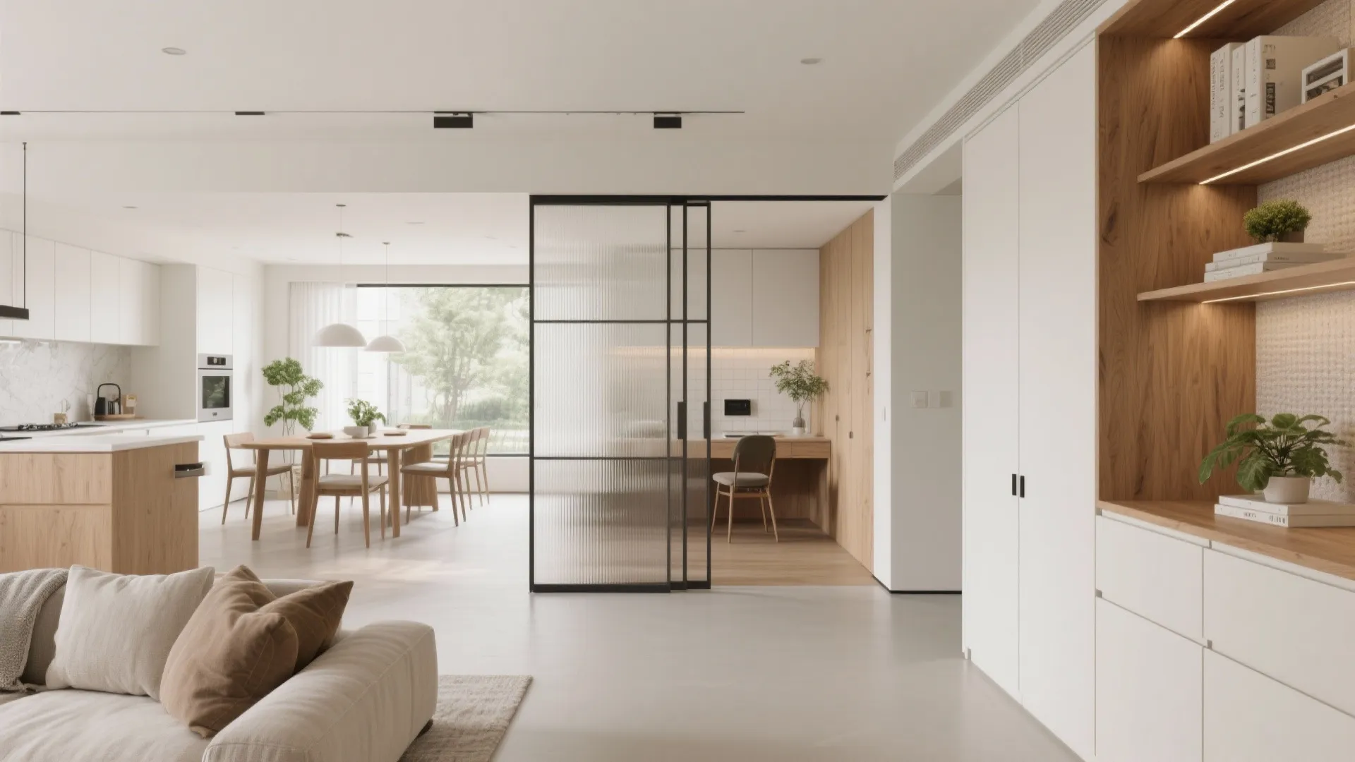 Flexible Core Plan: One Social Spine, Multiple Quiet Pockets