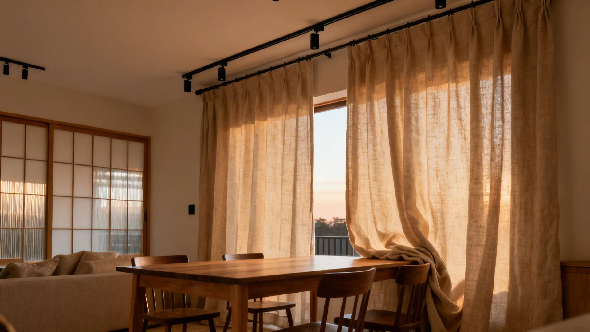 Curtains, Sliding Panels, and Flexible Zones