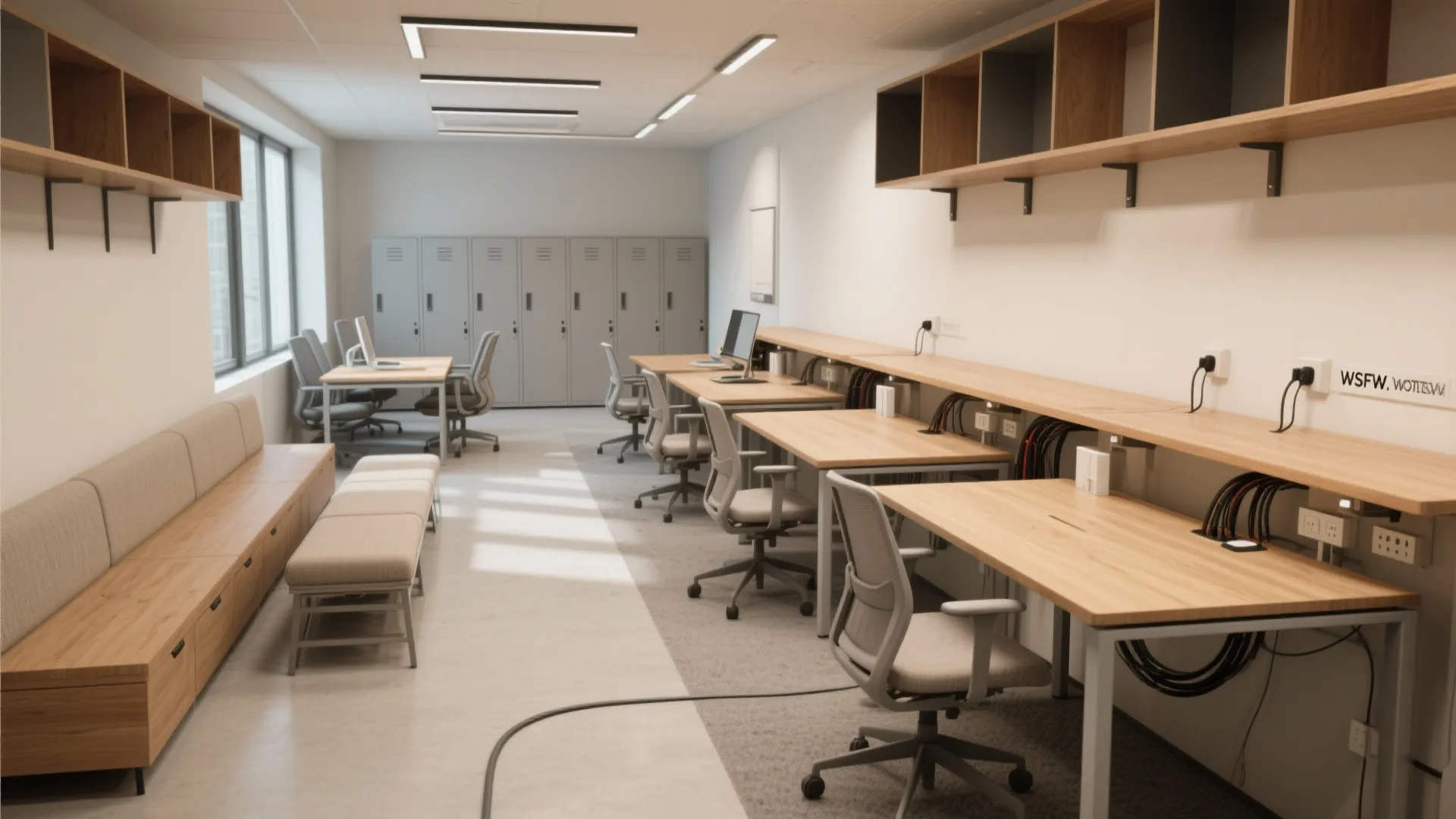 1. Flexible Desk Layouts