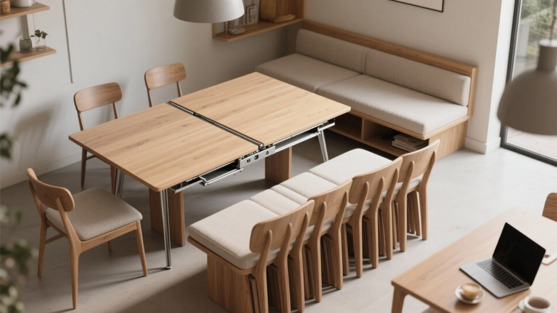 4. Flexible dining for more uses