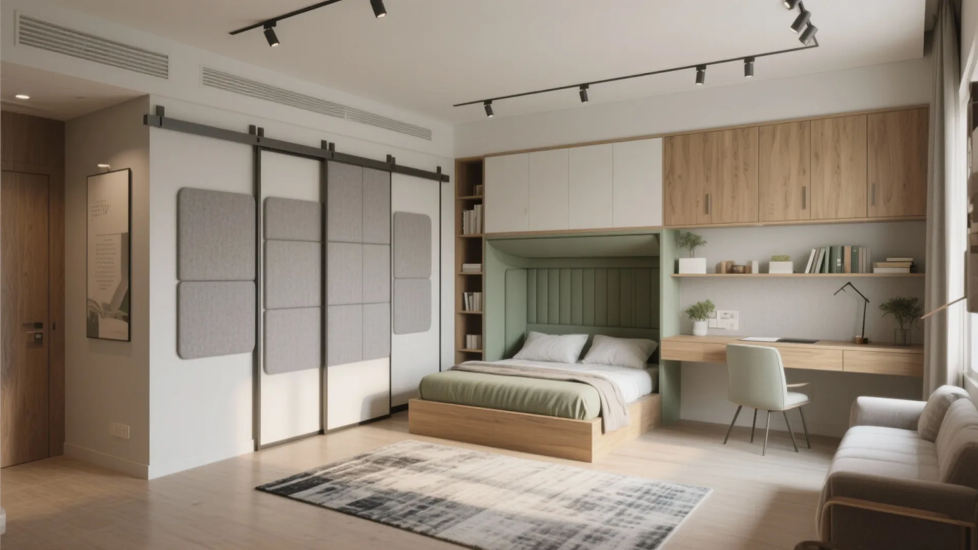 Flexible Family Suite: Multi-Purpose Room Planning