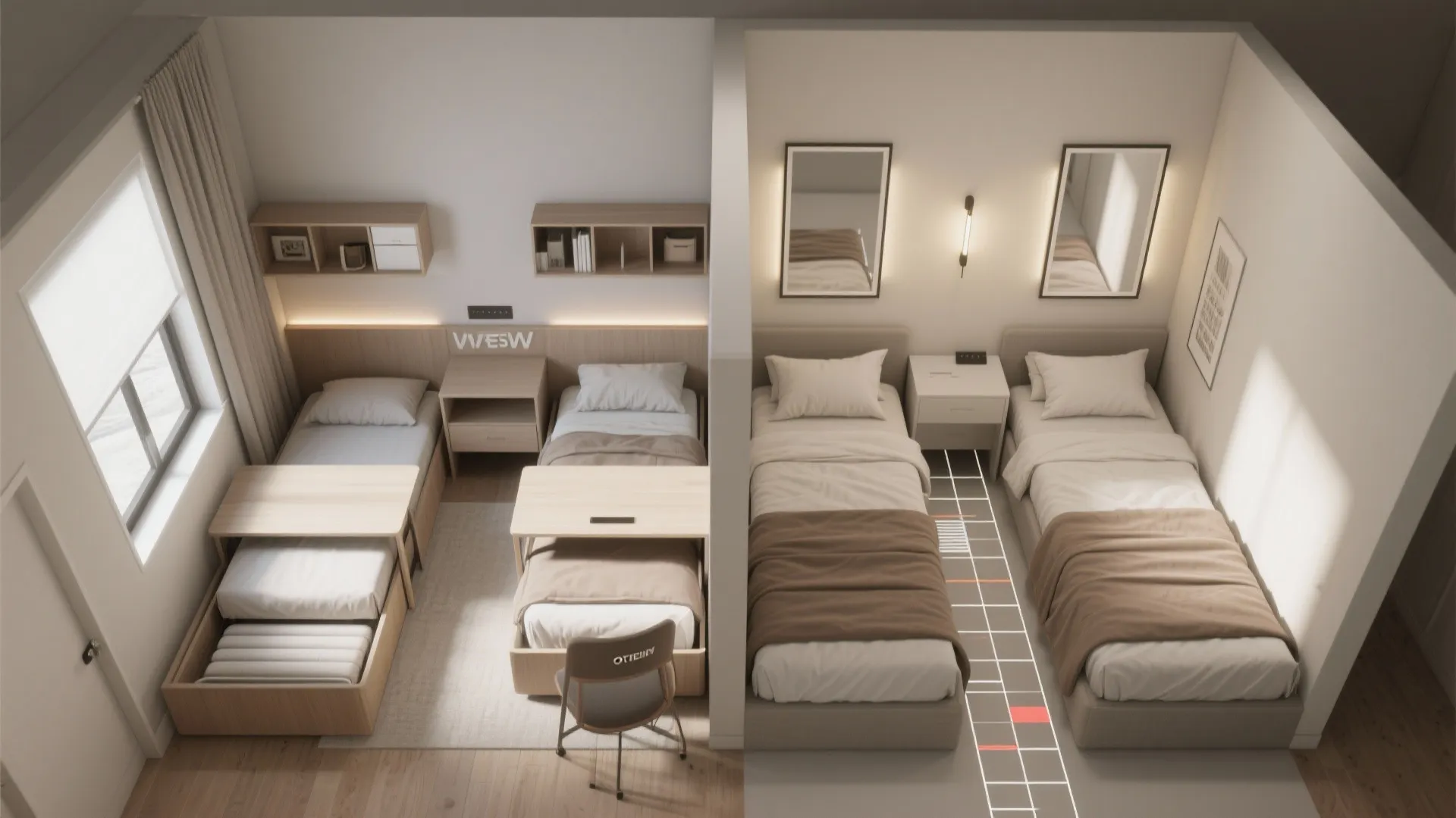 3. Flexible Furniture and Clear Floor Plans